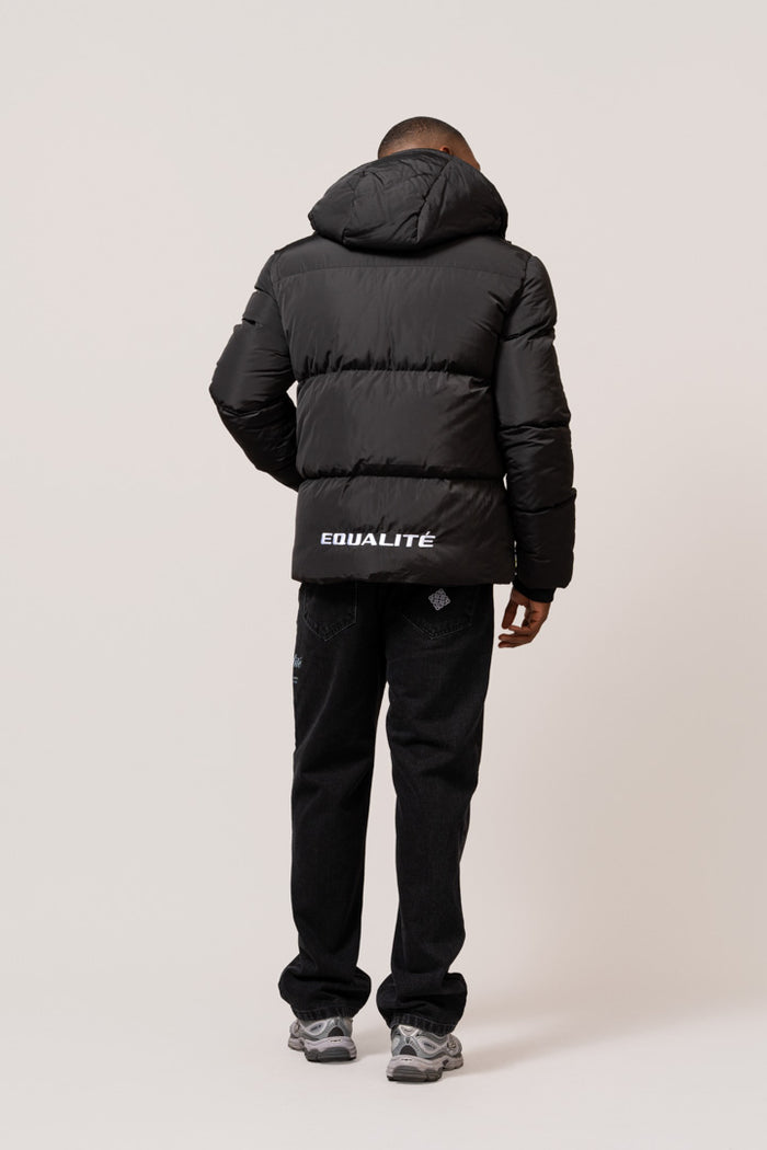 Essential Midweight Long Puffer Ub1 Black