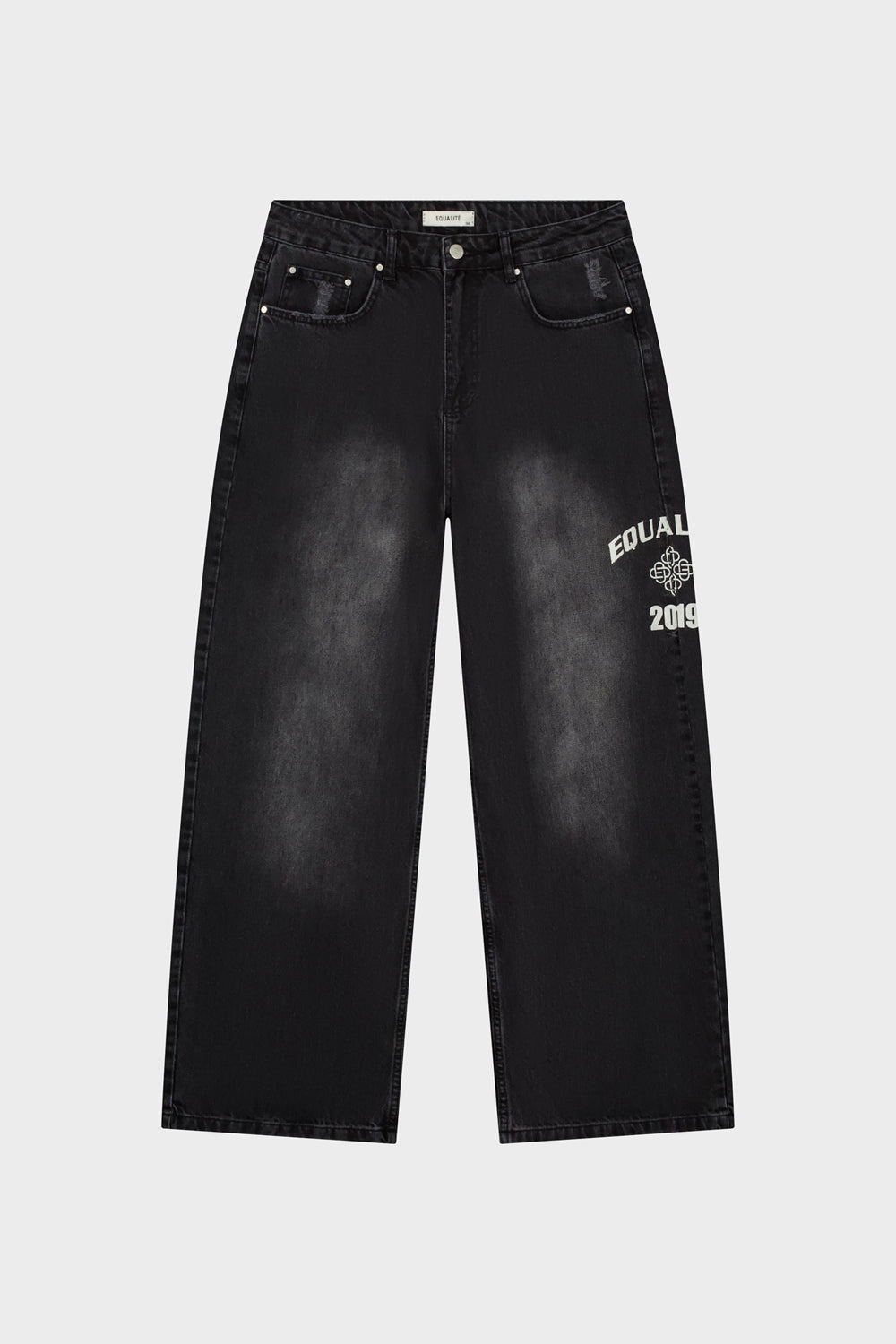 FEM BAGGY JEANS | BLACK