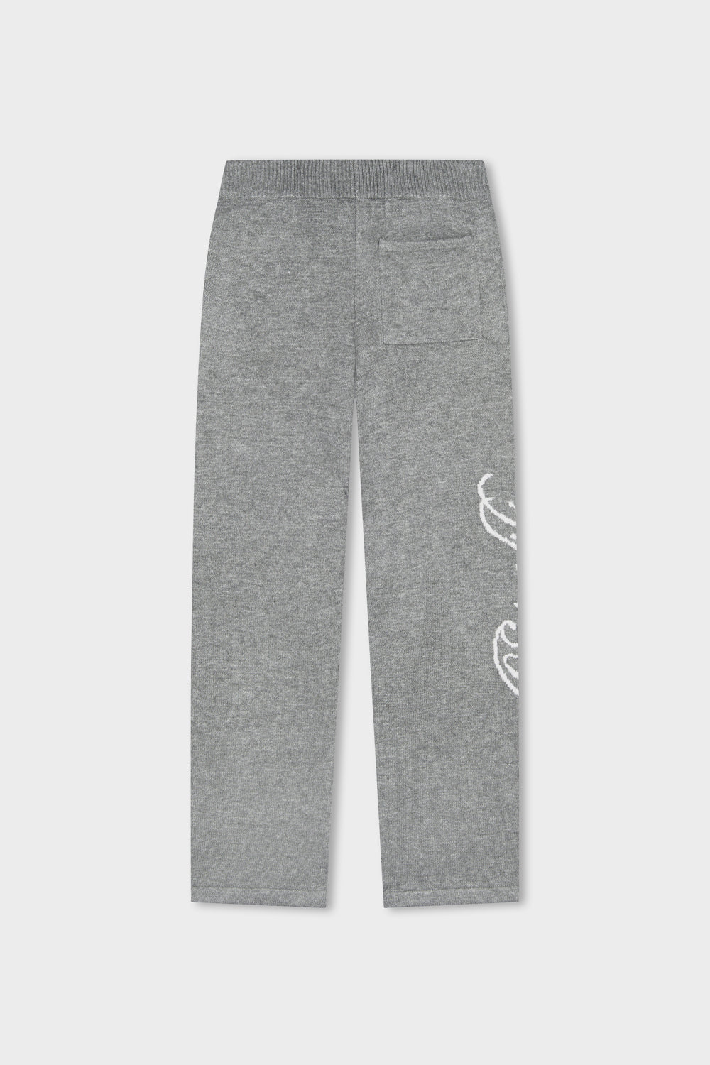 FLUFFY KNIT PANTS | GREY