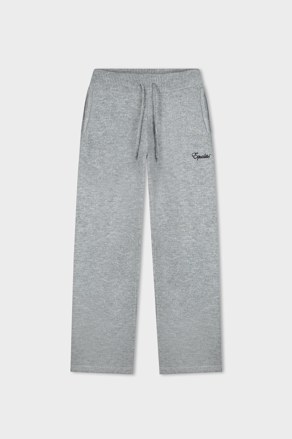 FLUFFY KNIT PANTS | GREY