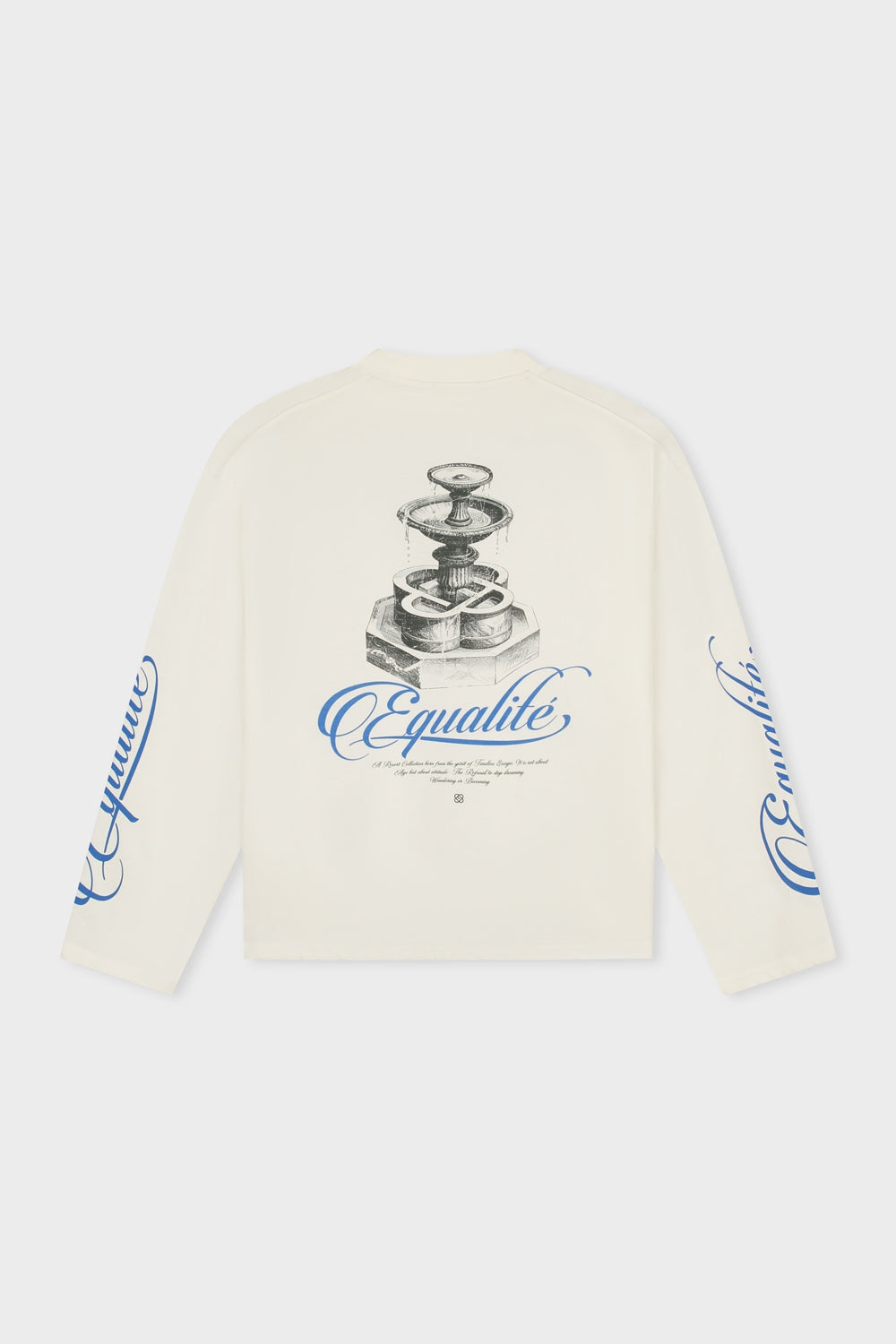 FONTAIN OVERSIZED LONGSLEEVE TEE | OFF-WHITE