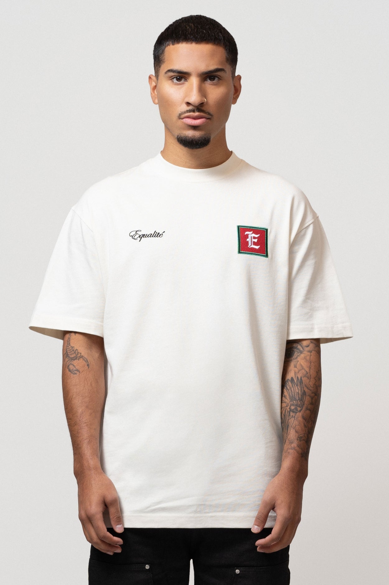 OFF DUTY PATTERN OVERIZED TEE OFF-WHITE - Equalité