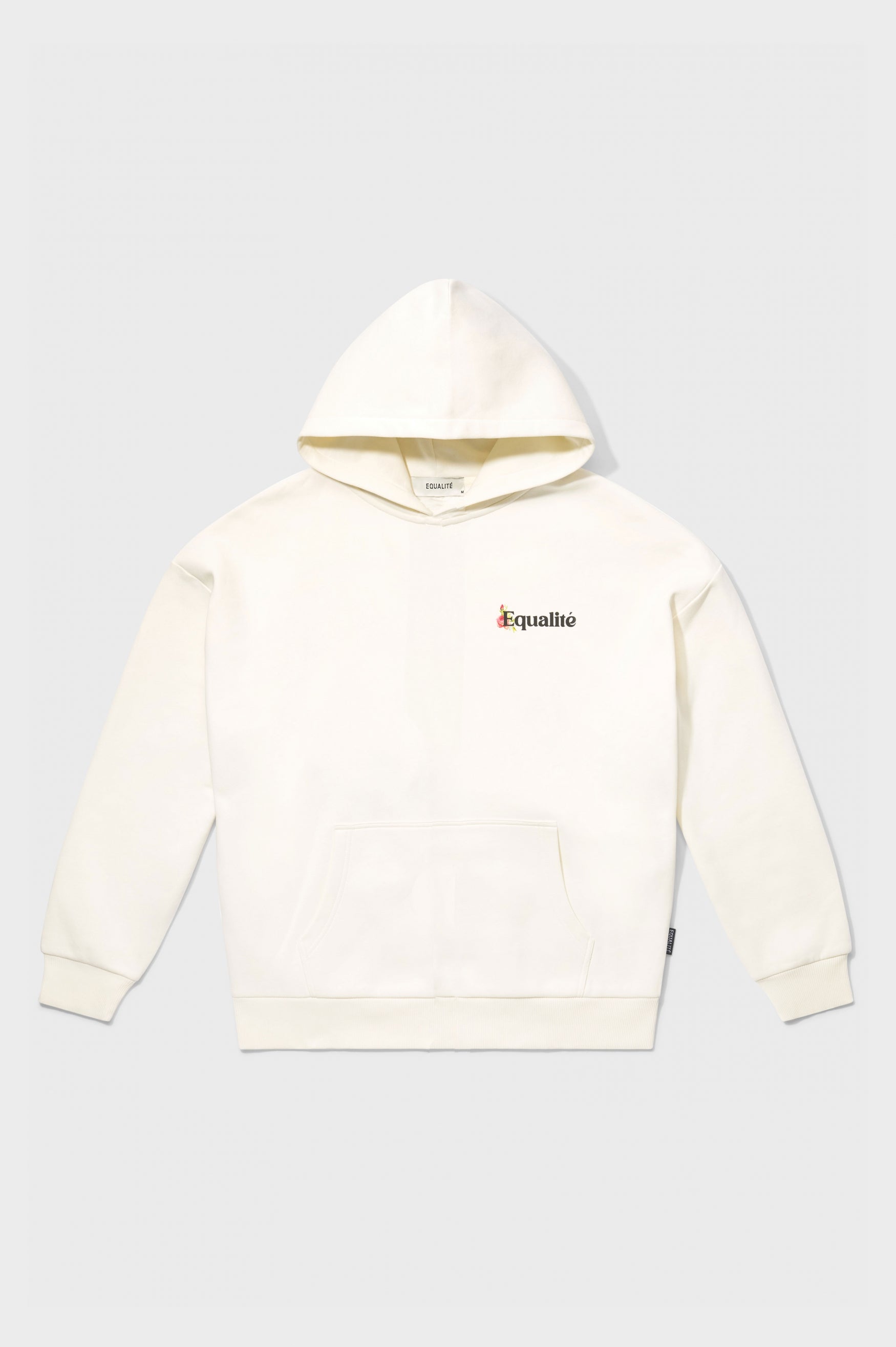 FLOWER OVERSIZED HOODIE | OFF-WHITE