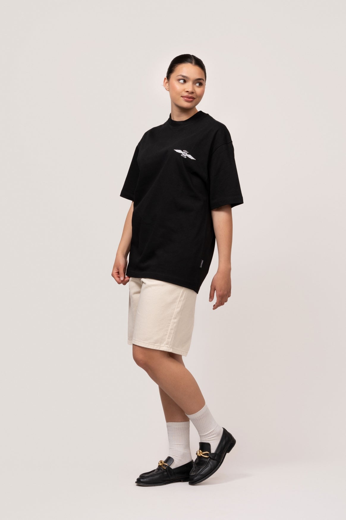 FLY OVERSIZED TEE | BLACK