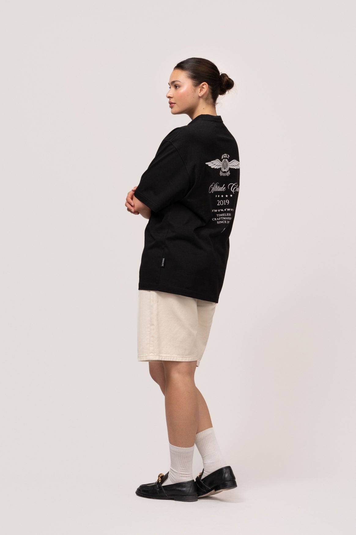 FLY OVERSIZED TEE | BLACK