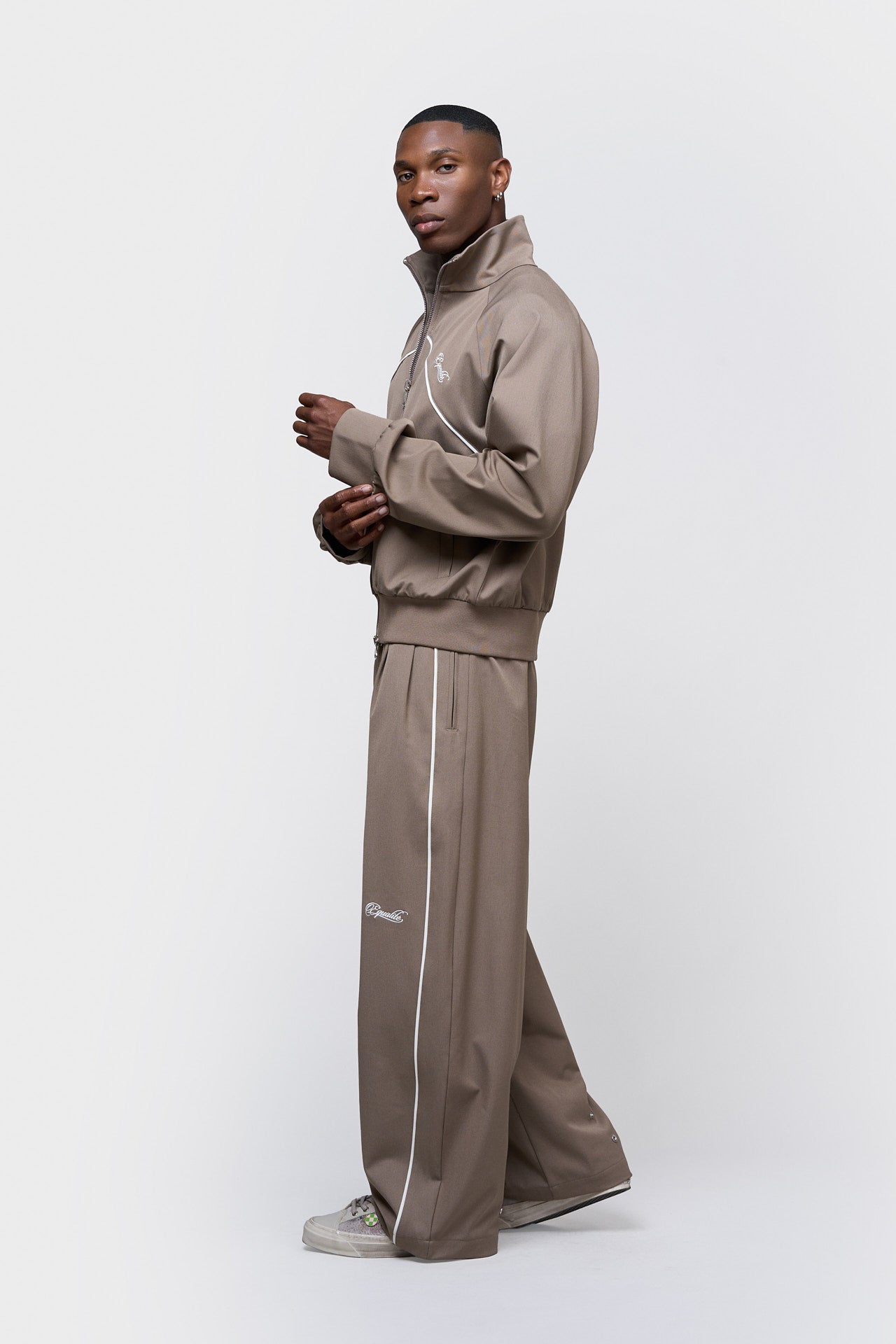LUCIEN TRACK JACKET | TAUPE
