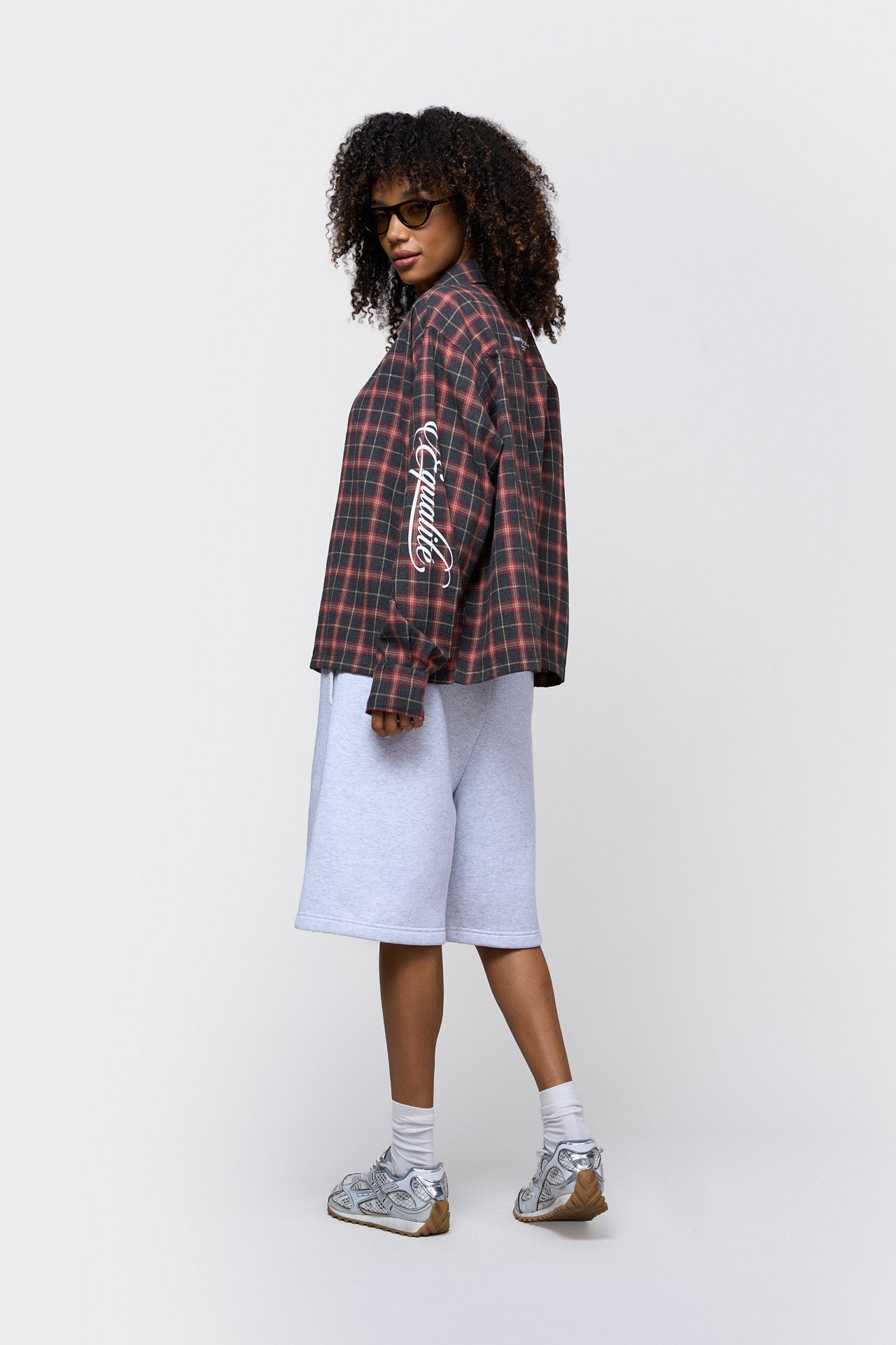 FLANNEL SHIRT | ANTRACITE & RED