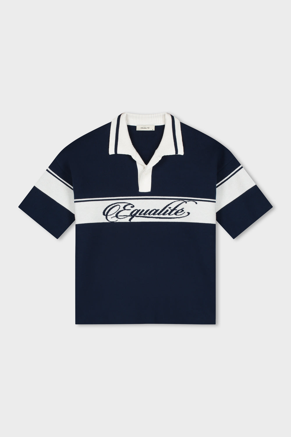 JADEN KNIT POLO | BLACK - Equalité