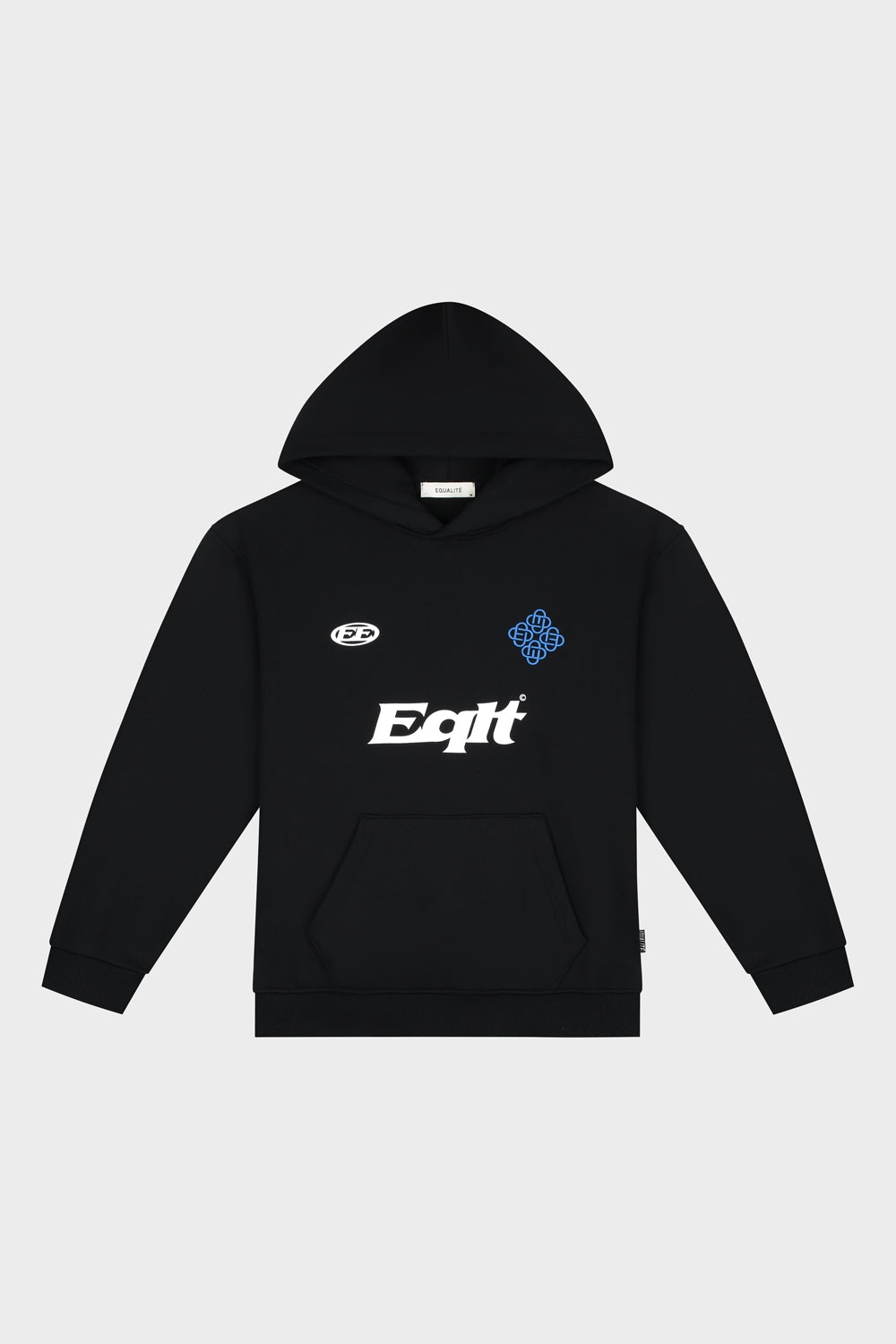 JERSEY OVERSIZED HOODIE | BLACK