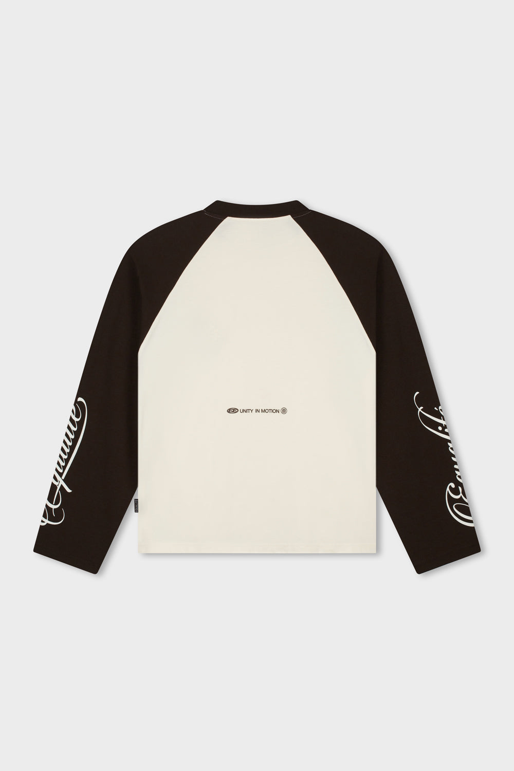 JETT RAGLAN LONGSLEEVE TEE | BROWN & OFF-WHITE