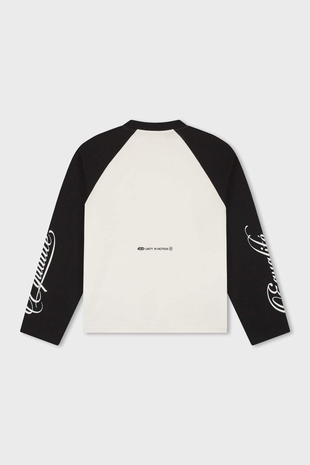 JETT RAGLAN LONGSLEEVE TEE | WHITE & BLACK