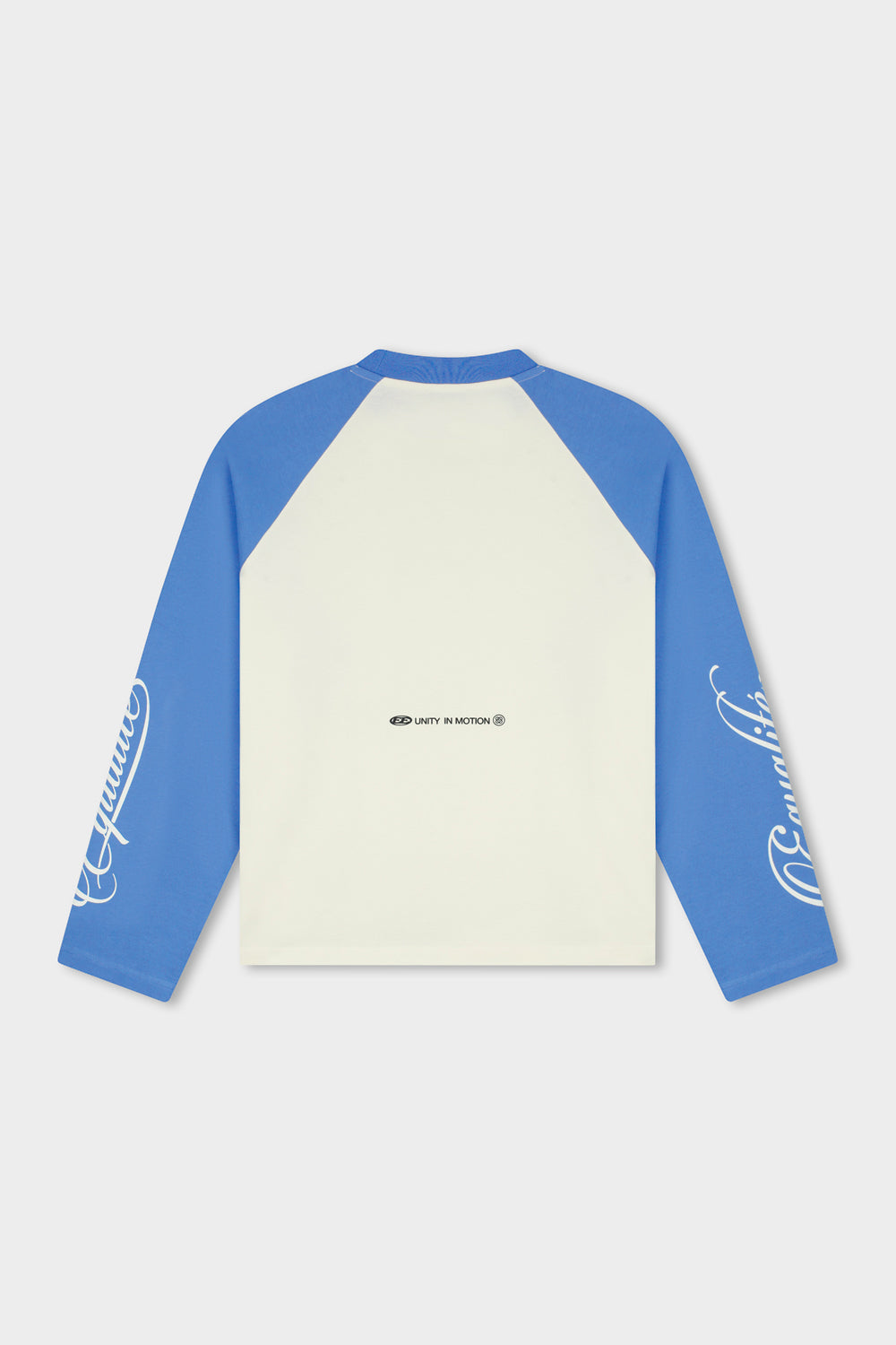 JETT RAGLAN LONGSLEEVE TEE | OFF-WHITE & CORN BLUE