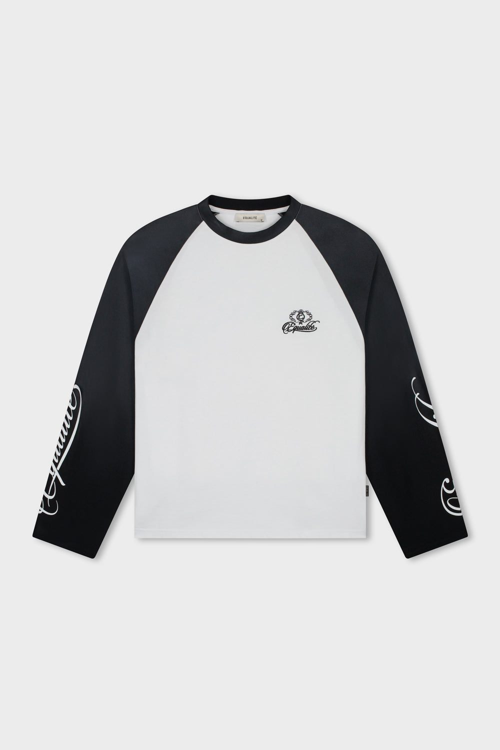 JETT RAGLAN LONGSLEEVE TEE | WASHED GREY & WHITE