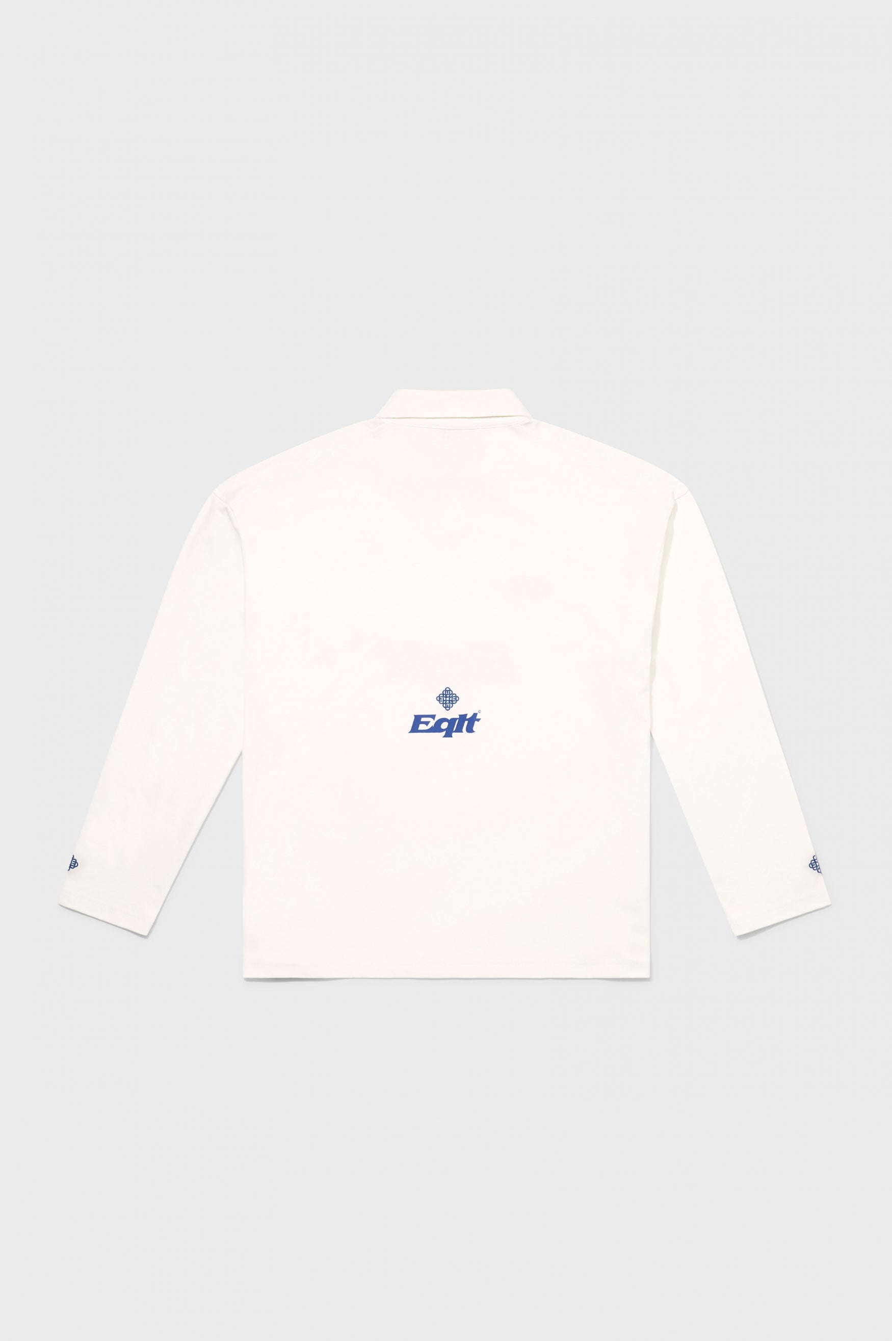 JERSEY LONGSLEEVE POLO | OFF-WHITE