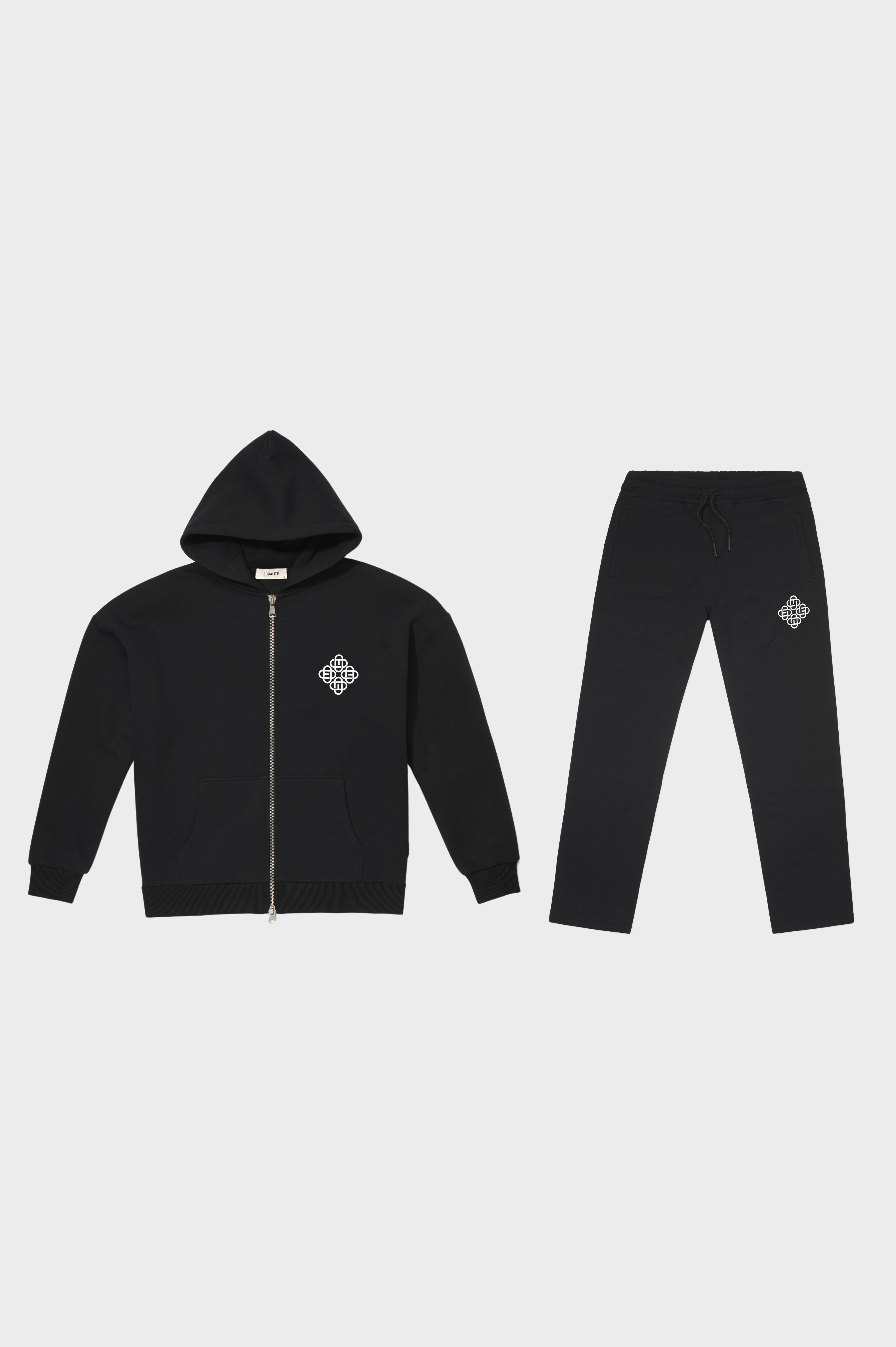 SYMBOL OVERSIZED JOGGER SET | BLACK