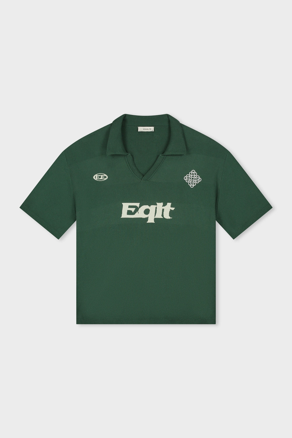 KNIT POLO TEE | GREEN