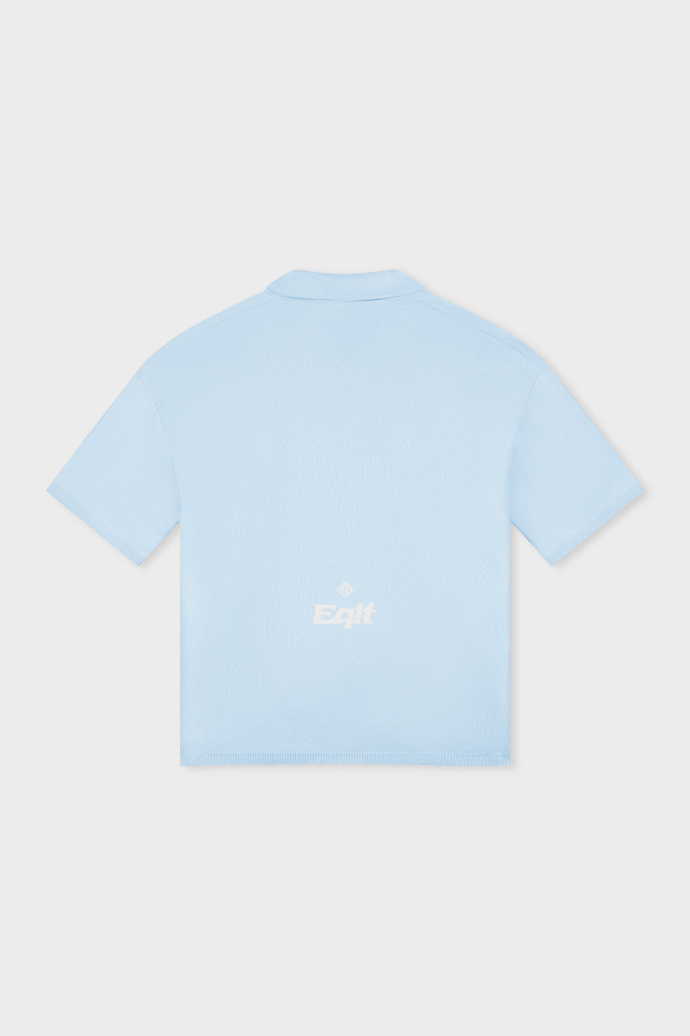 KNIT POLO TEE | LIGHT BLUE