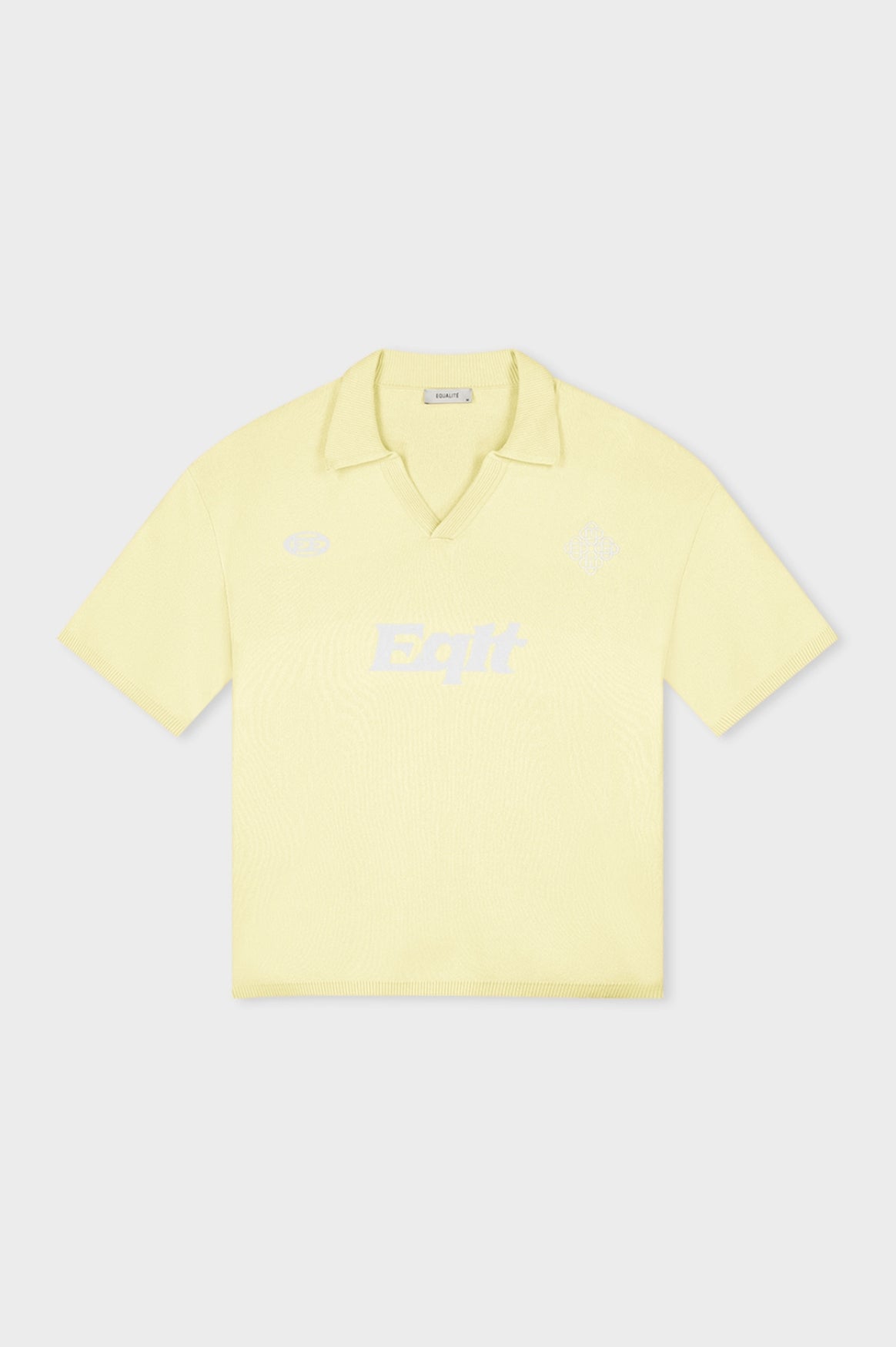 KNIT POLO TEE | BUTTER YELLOW