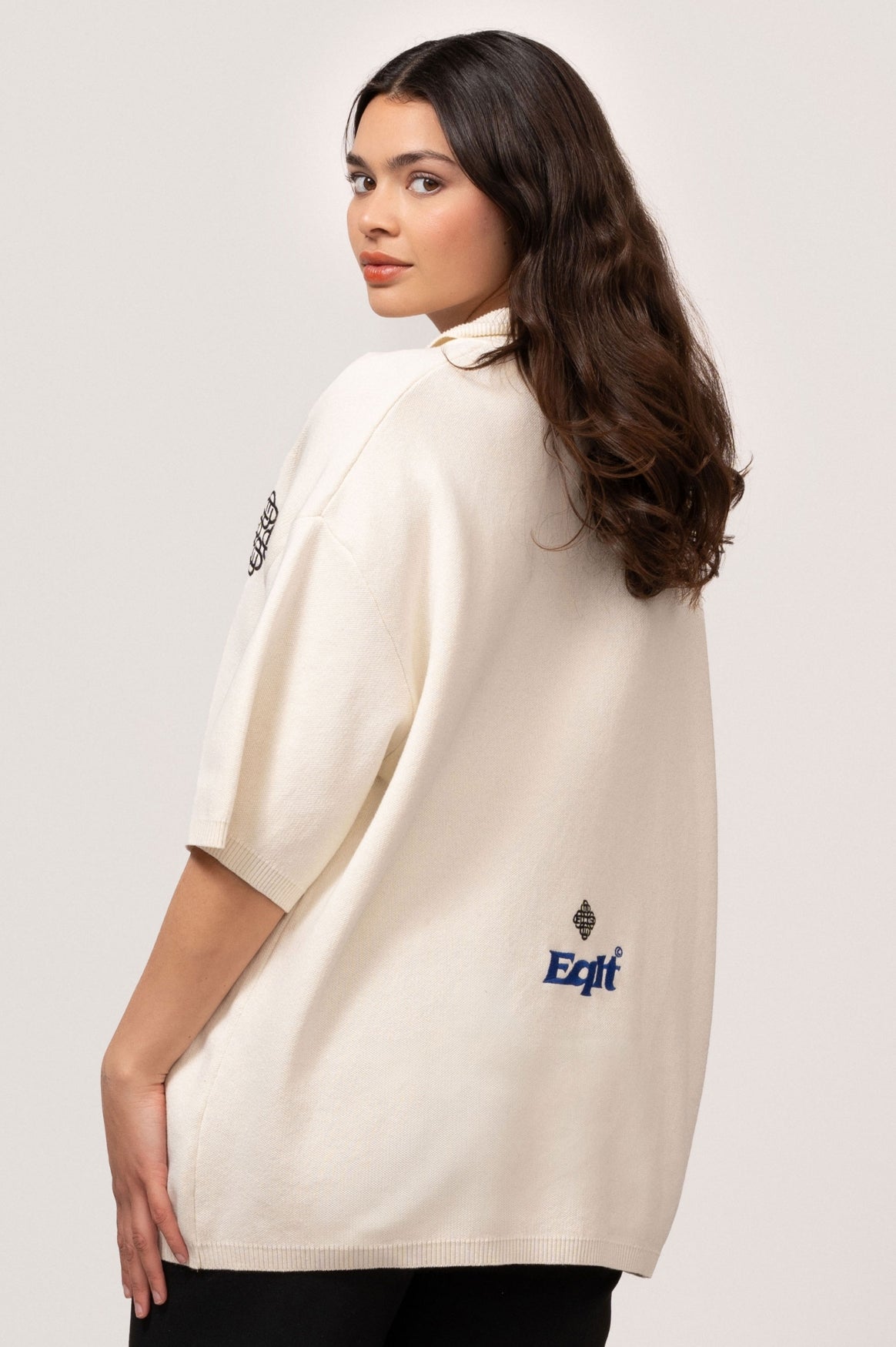 KNIT POLO TEE | OFF-WHITE