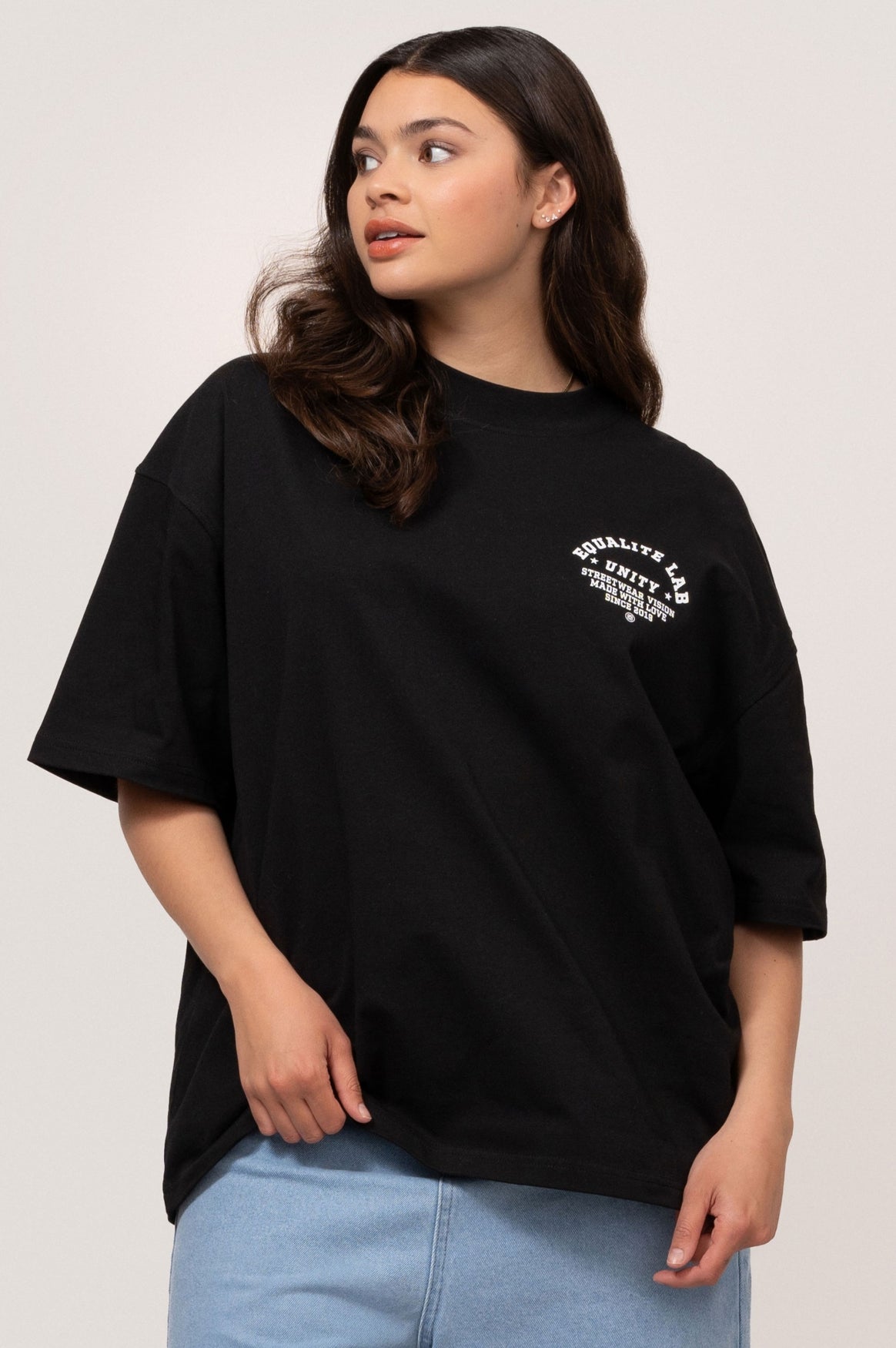 LUCIUS BOXY TEE | BLACK