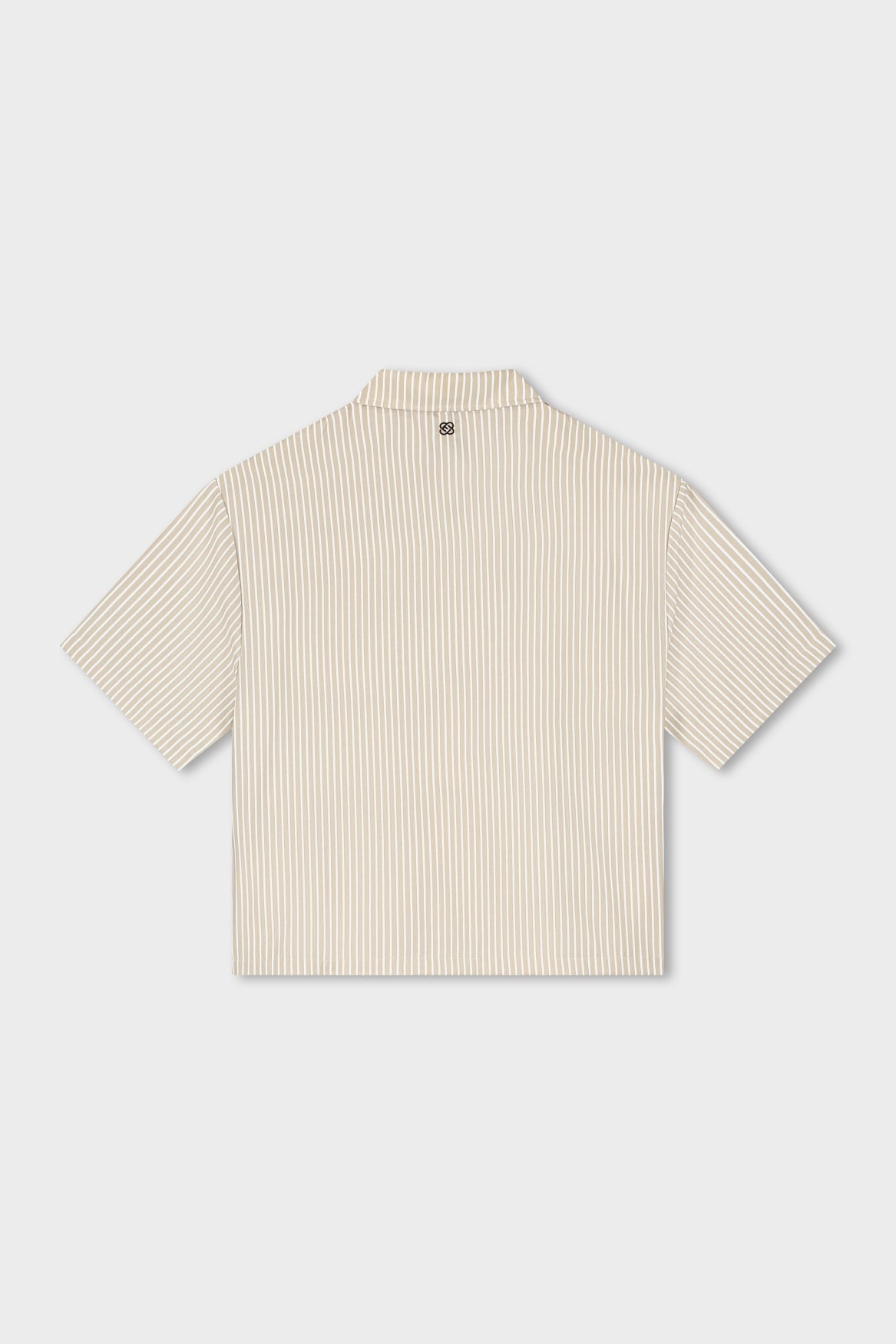 MILO BOXY SHIRT | STRIPED BEIGE