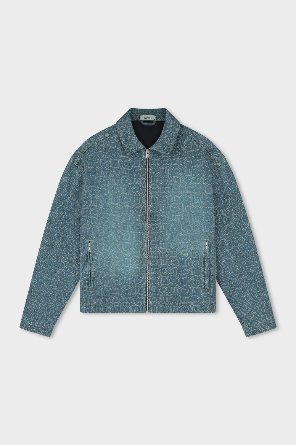 MONOGRAM DENIM JACKET | DARK BLUE