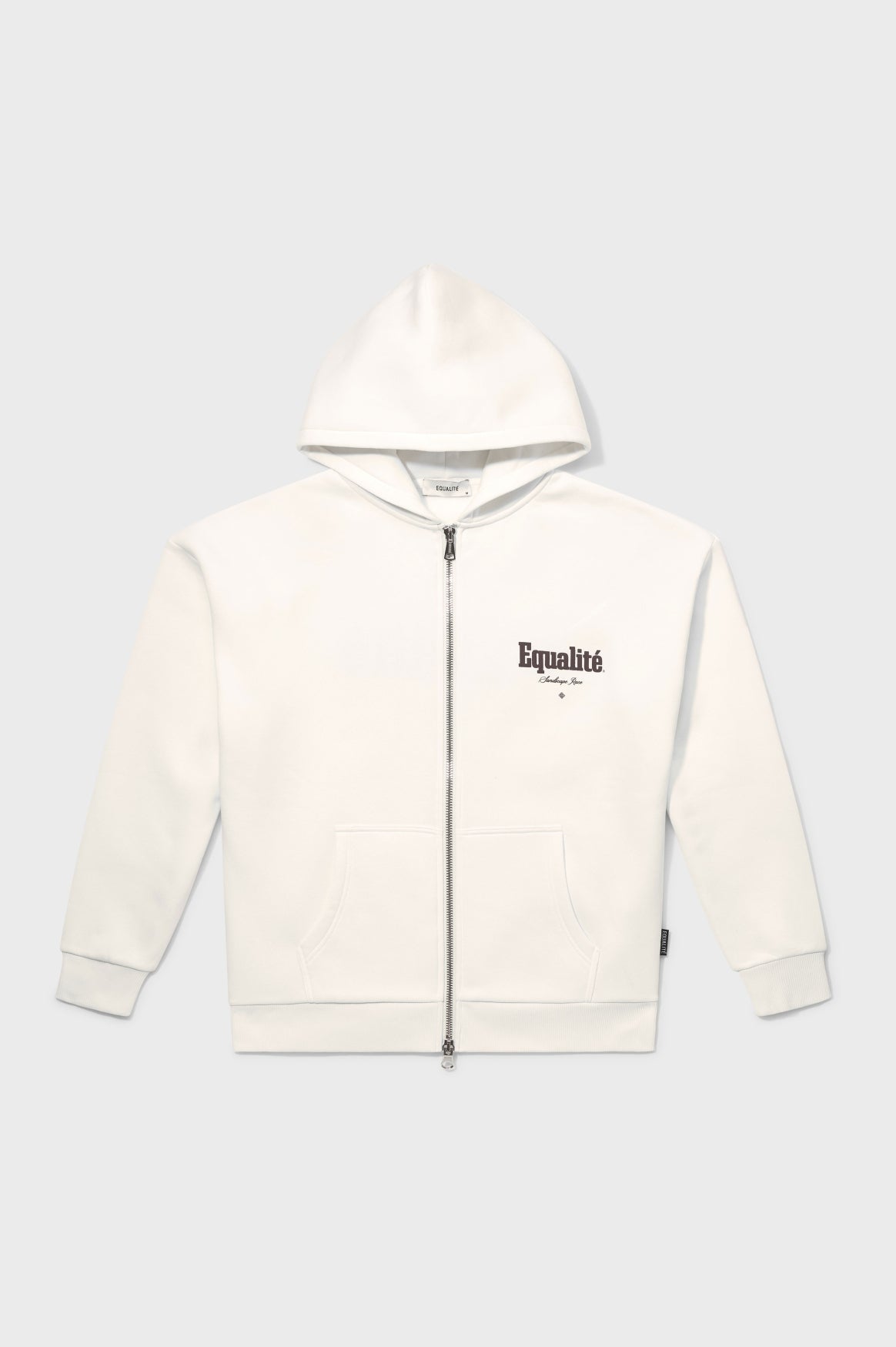 MIRAGE OVERSIZED FULL ZIP HOODIE | OFF-WHITE