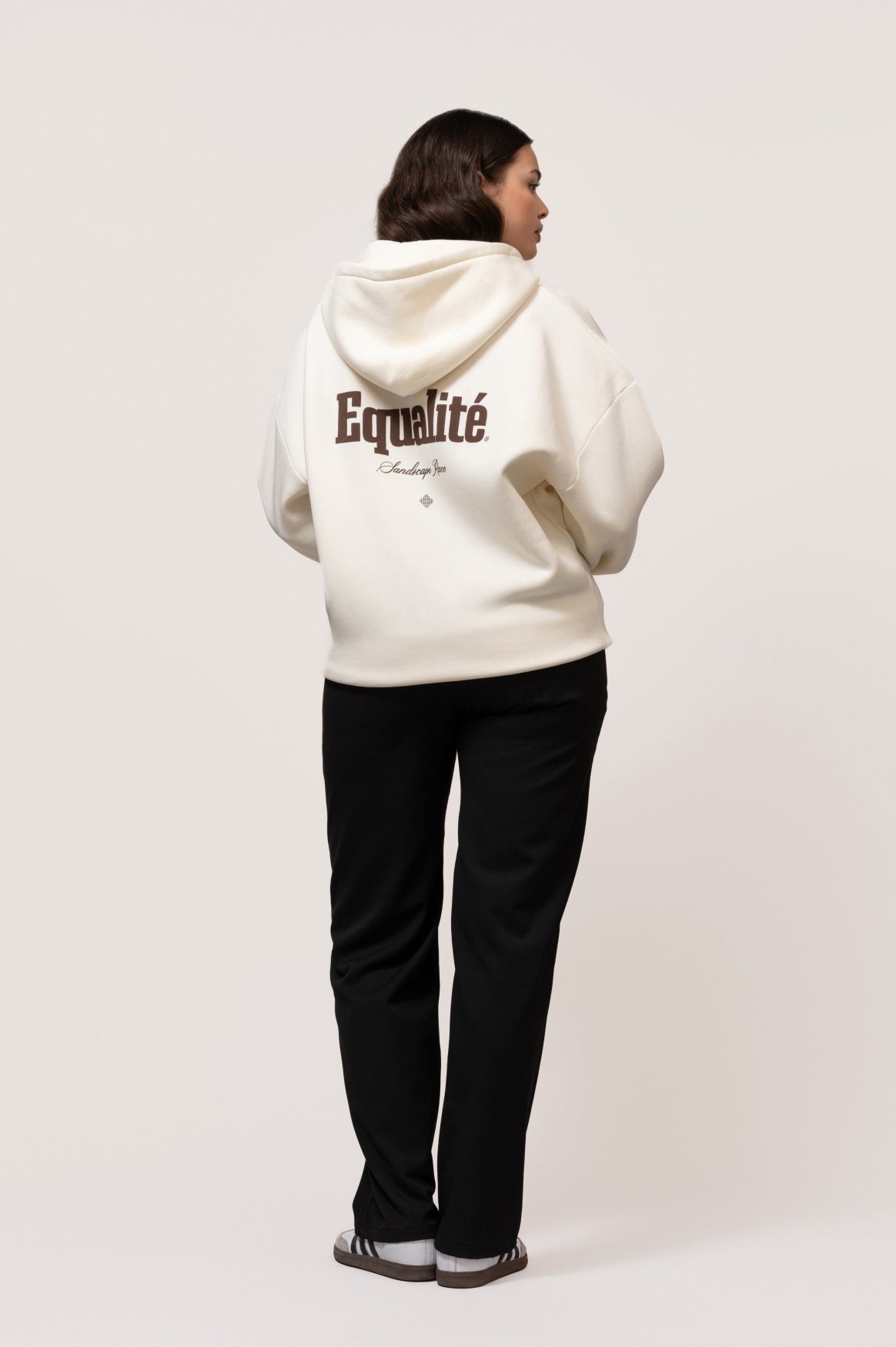 MIRAGE OVERSIZED FULL ZIP HOODIE | OFF-WHITE