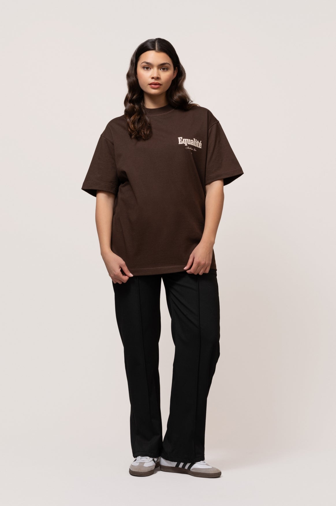 MIRAGE OVERSIZED TEE | BROWN