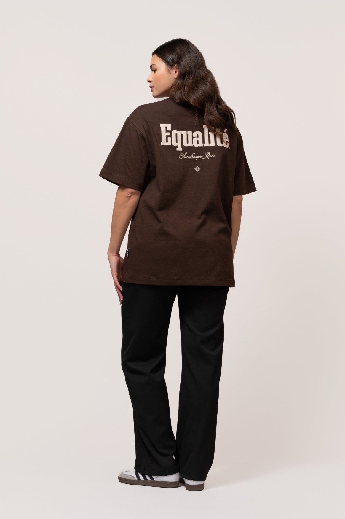 MIRAGE OVERSIZED TEE | BROWN