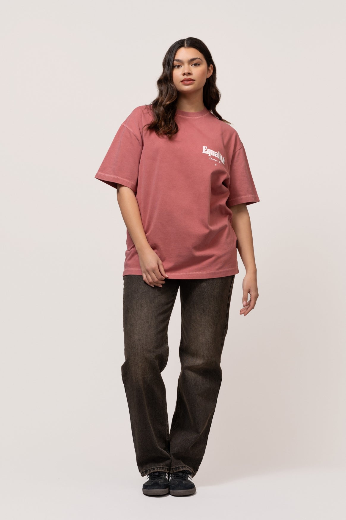 MIRAGE OVERSIZED TEE | WASHED RED