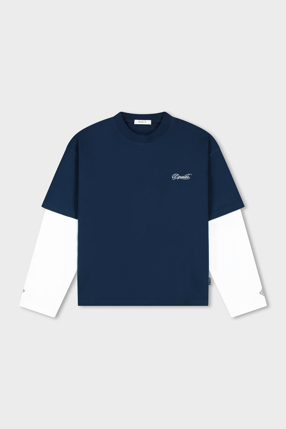 NICO DOUBLE LAYER LONGSLEEVE TEE | WASHED NAVY