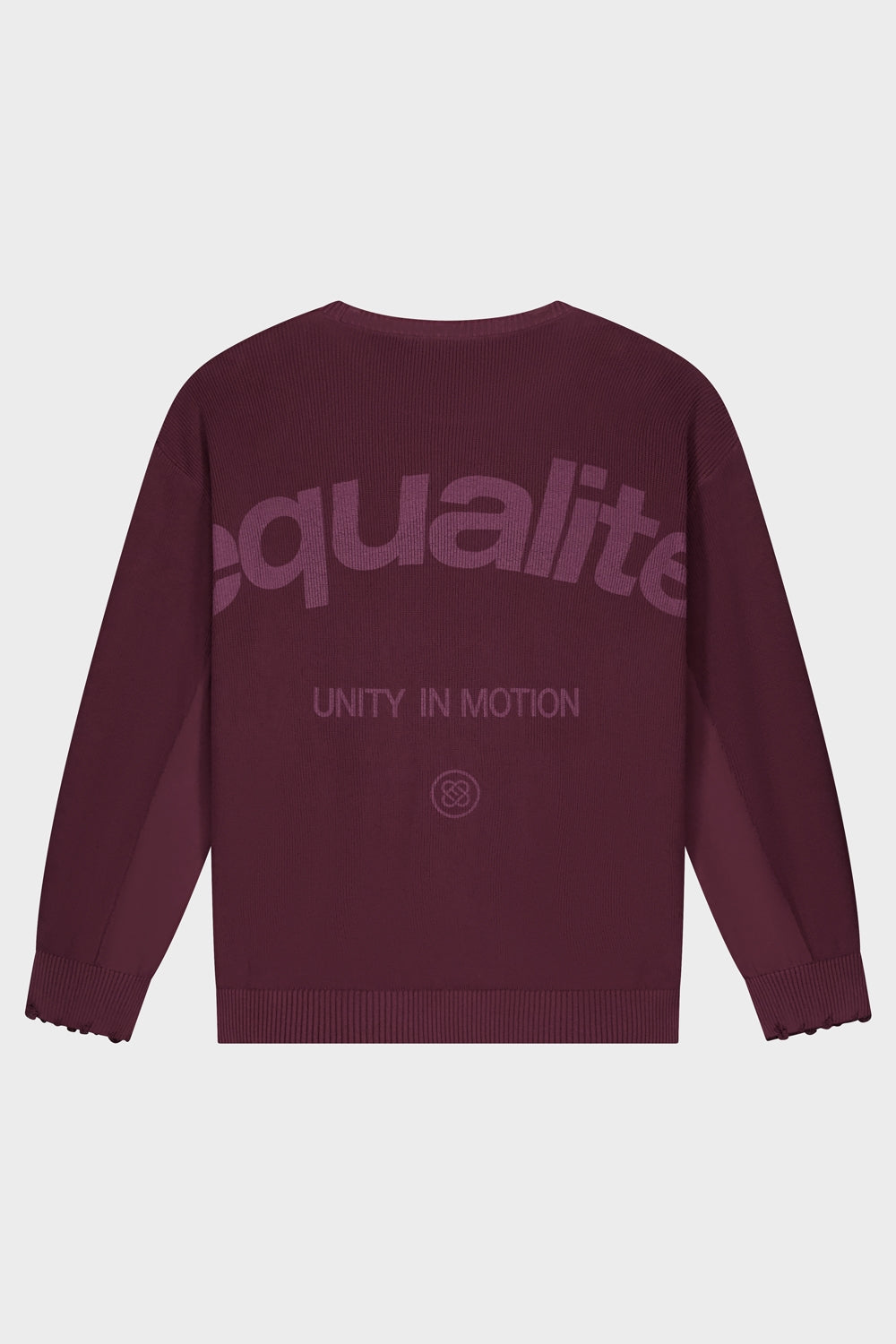 NOOR KNIT SWEATER | AUBERGINE