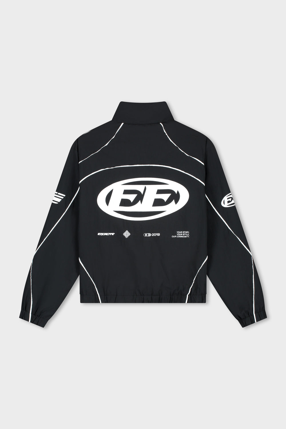 NOVA TRACK JACKET | BLACK - Equalité