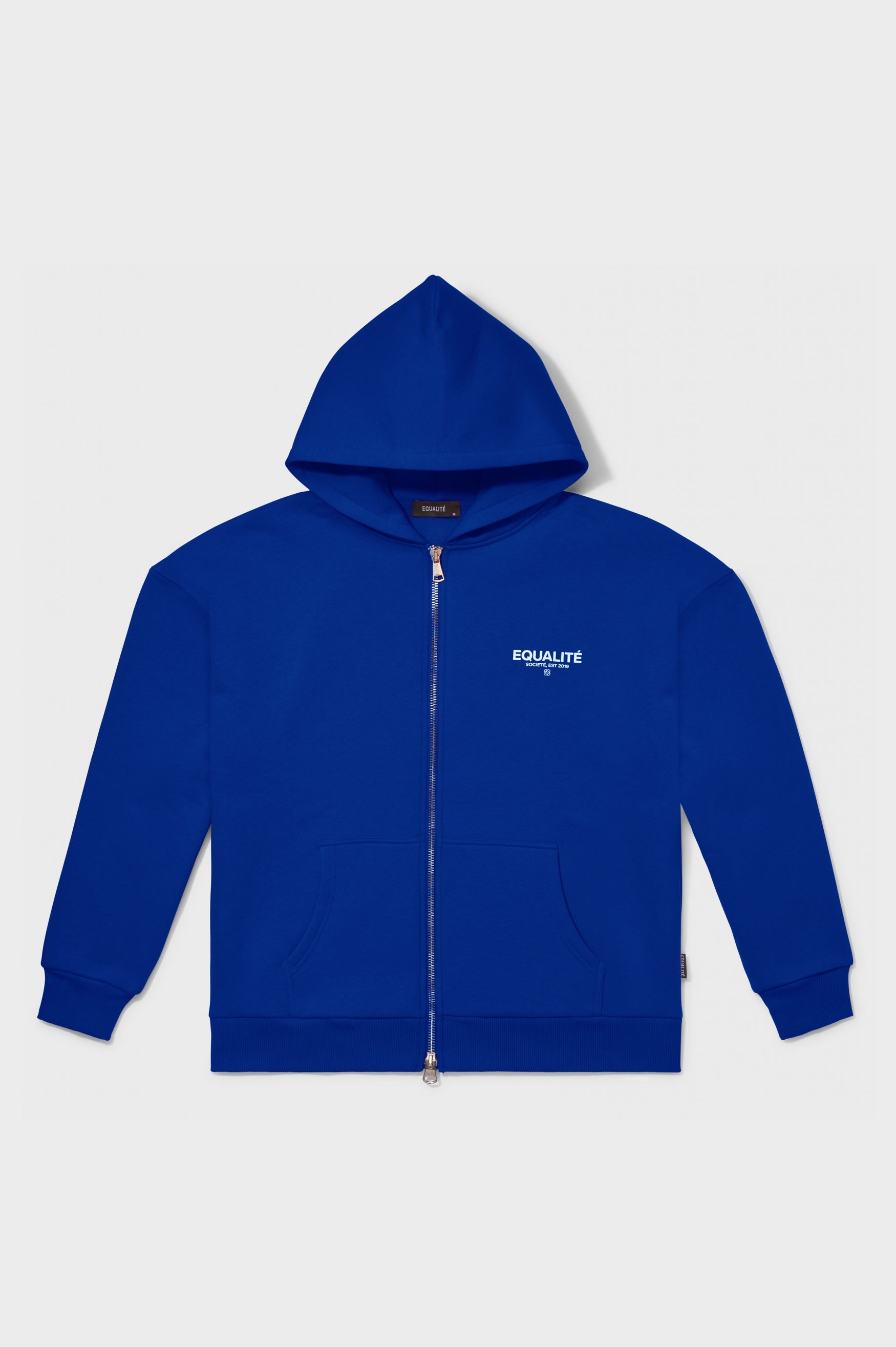 SOCIETÉ OVERSIZED FULL ZIP HOODIE | BLUE