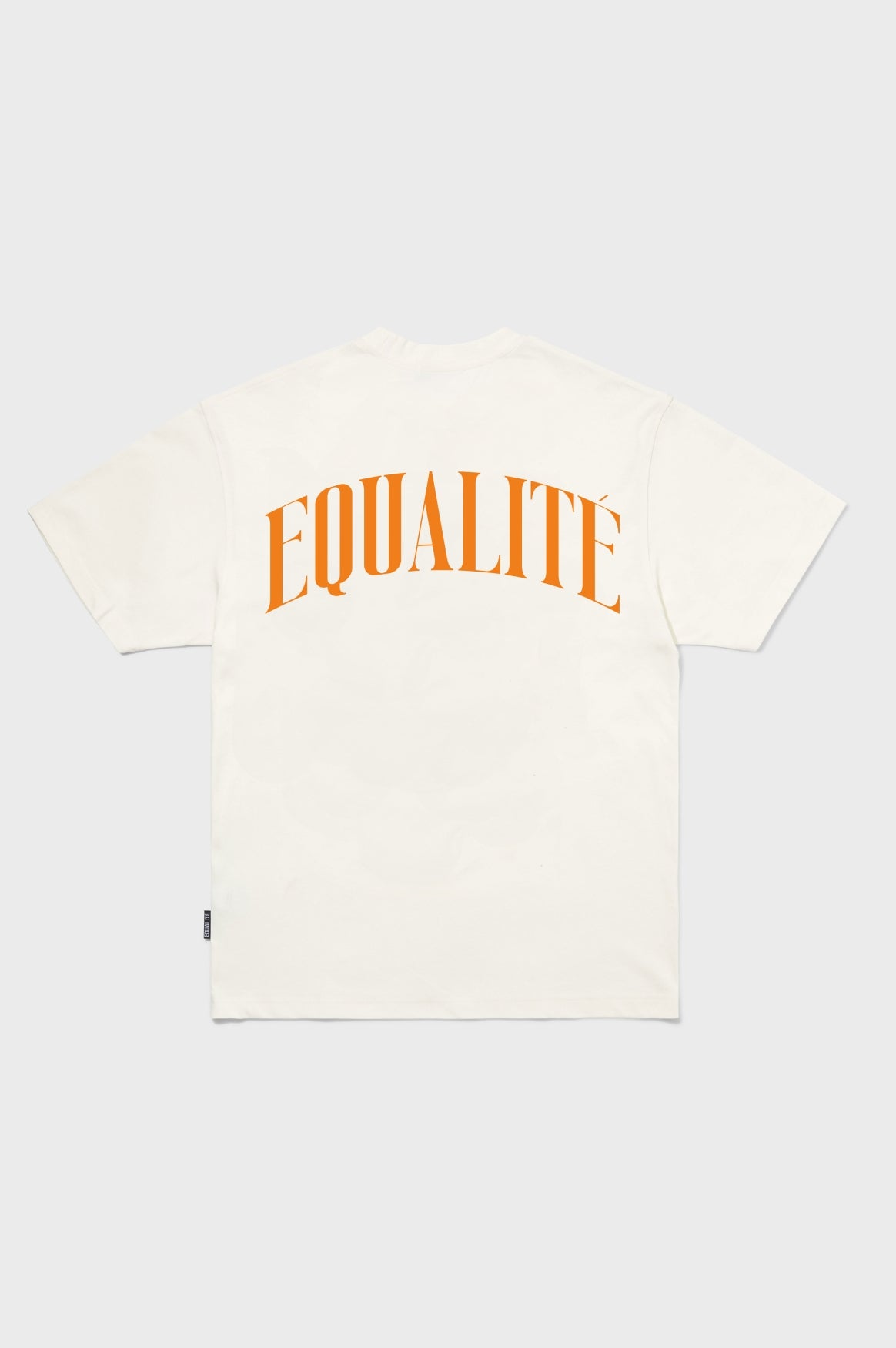 Oliver übergroßes Tee | Off-White & Orange