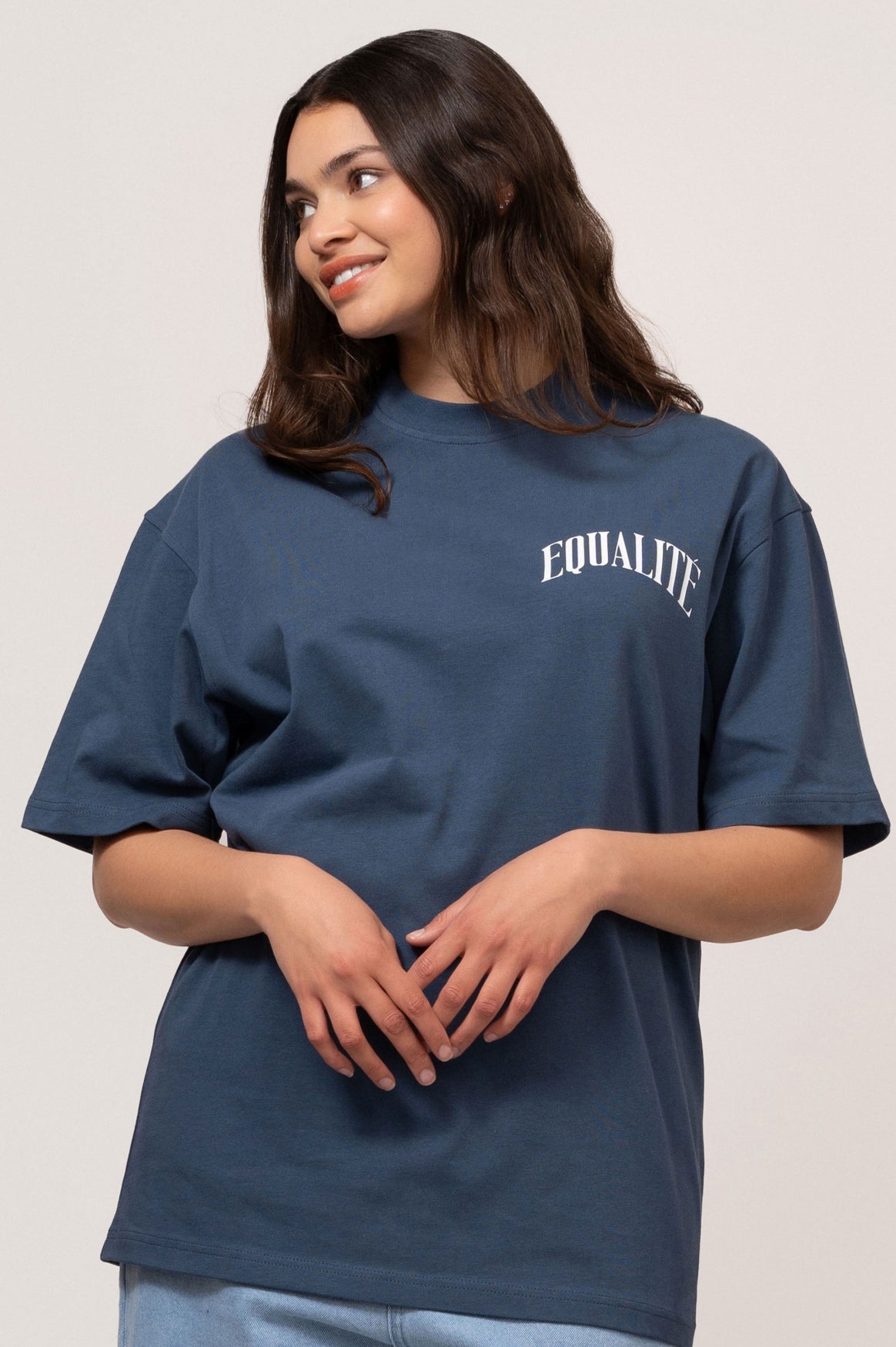 OLIVER OVERSIZED TEE | NAVY