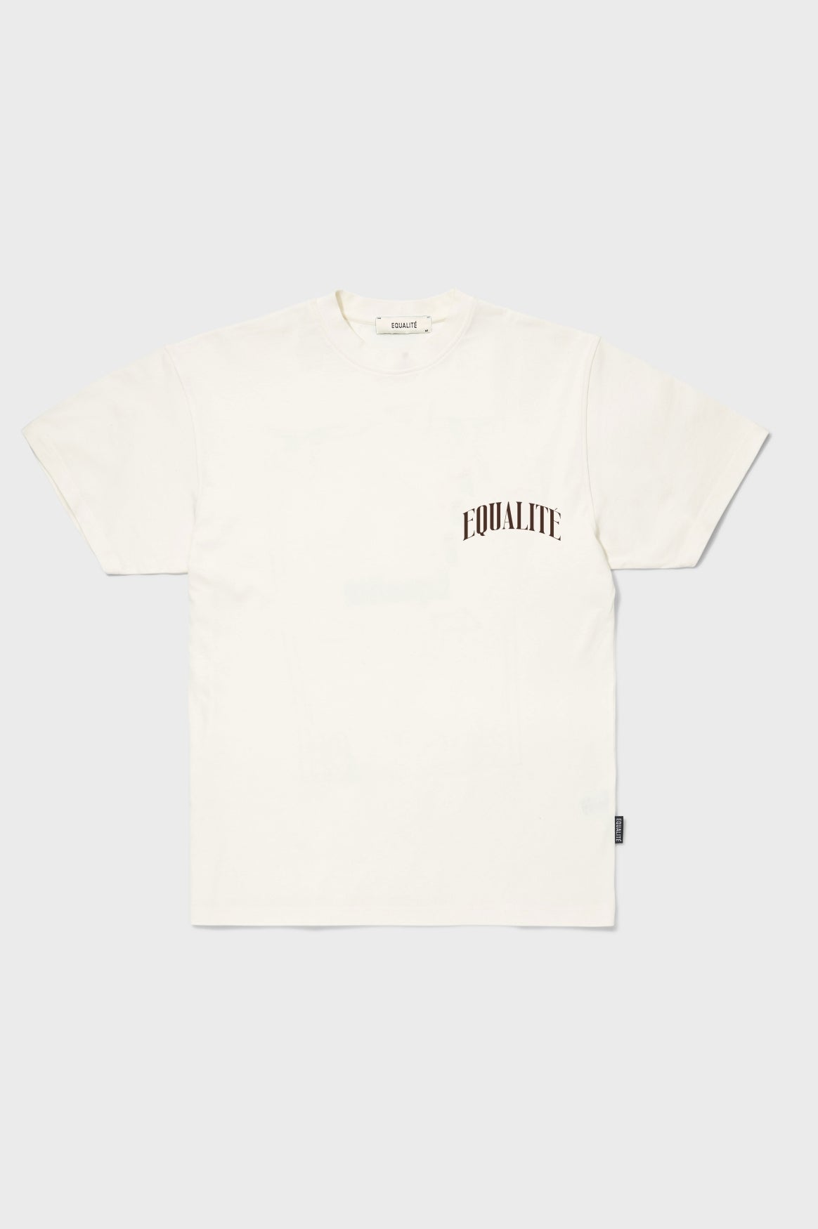 OLIVER OVERSIZED TEE | OFF-WHITE & BROWN