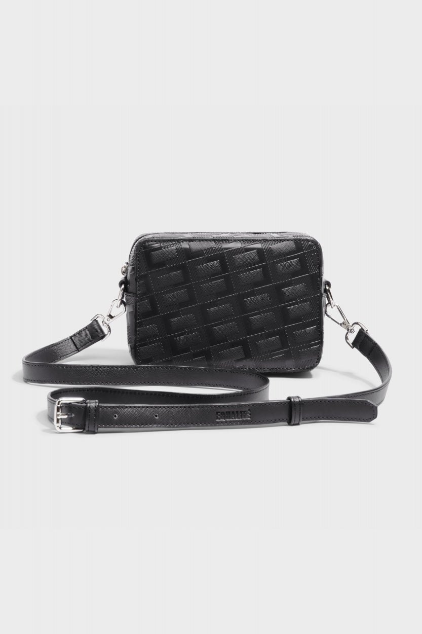 PATTERN MESSENGER BAG | BLACK