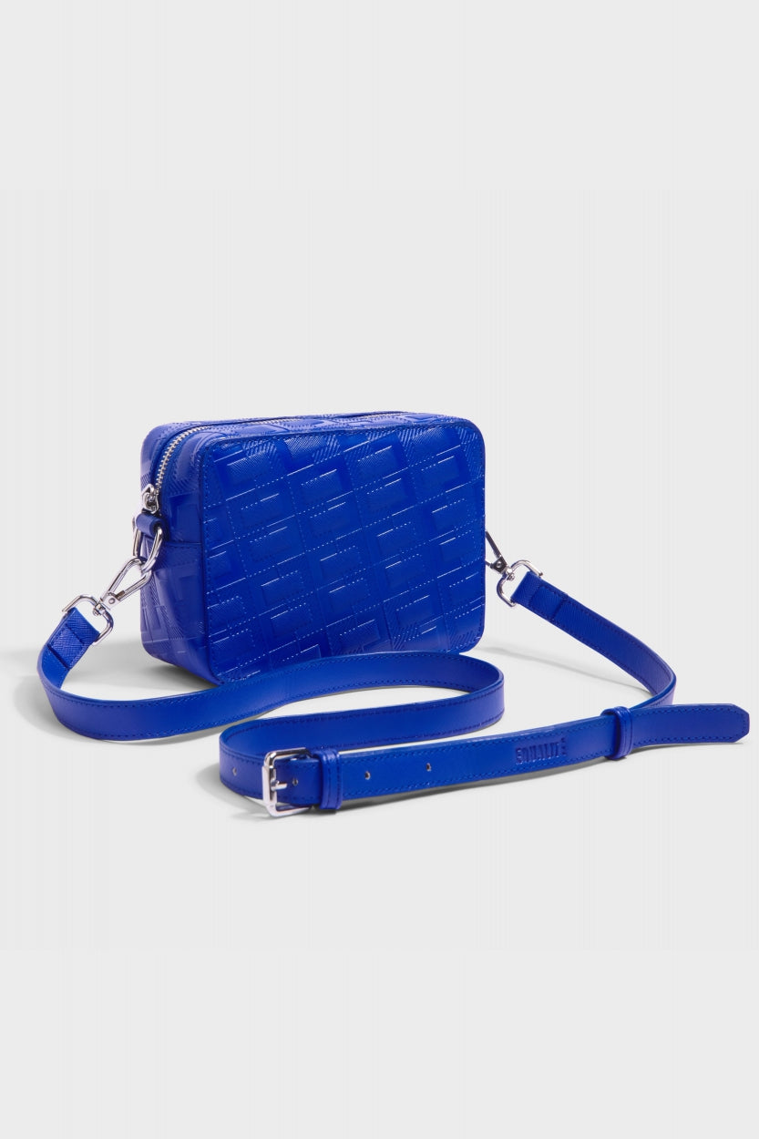 PATTERN MESSENGER BAG | BLUE