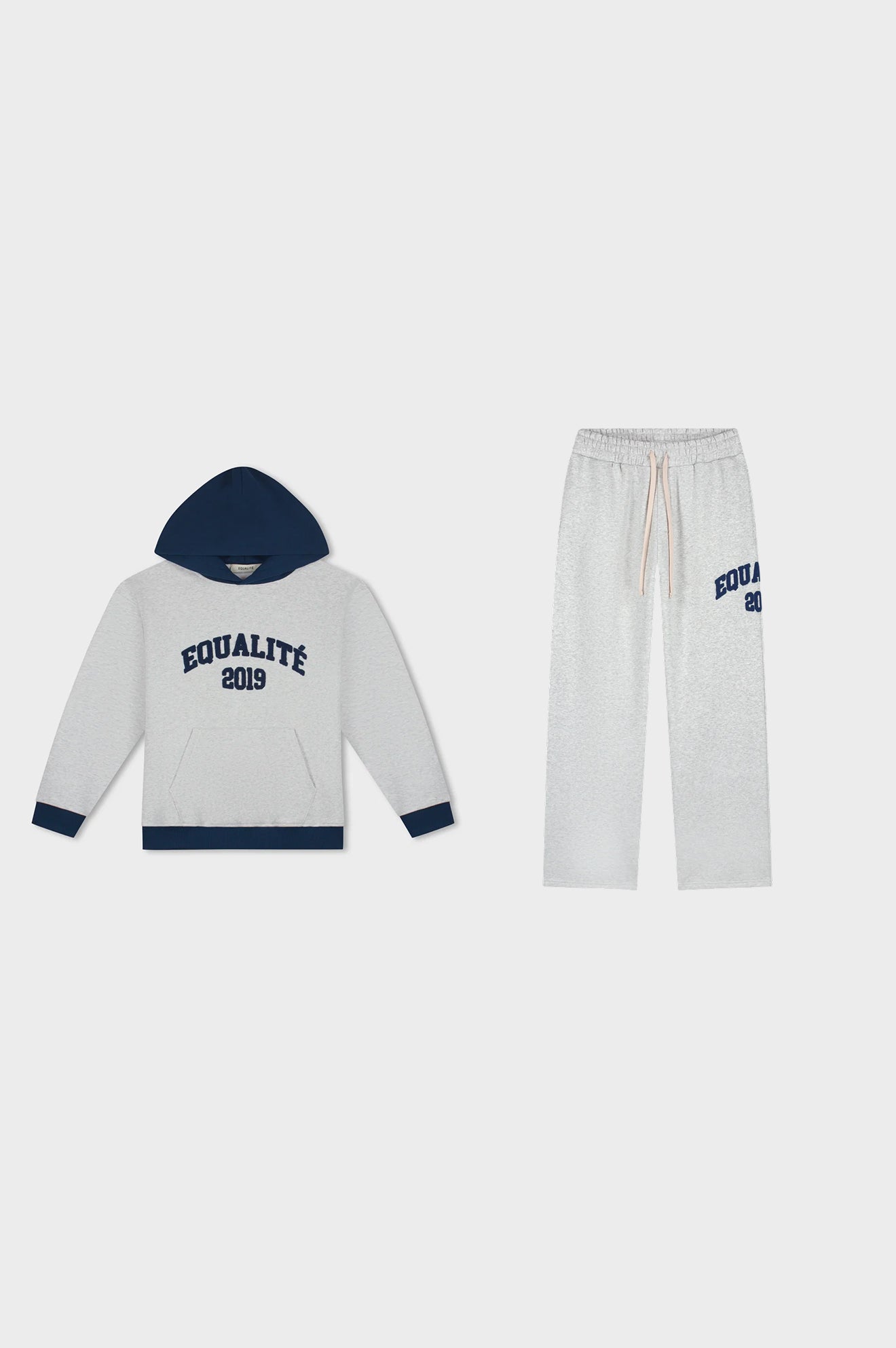 COLLECTIVE SET | MELANGE GREY & NAVY
