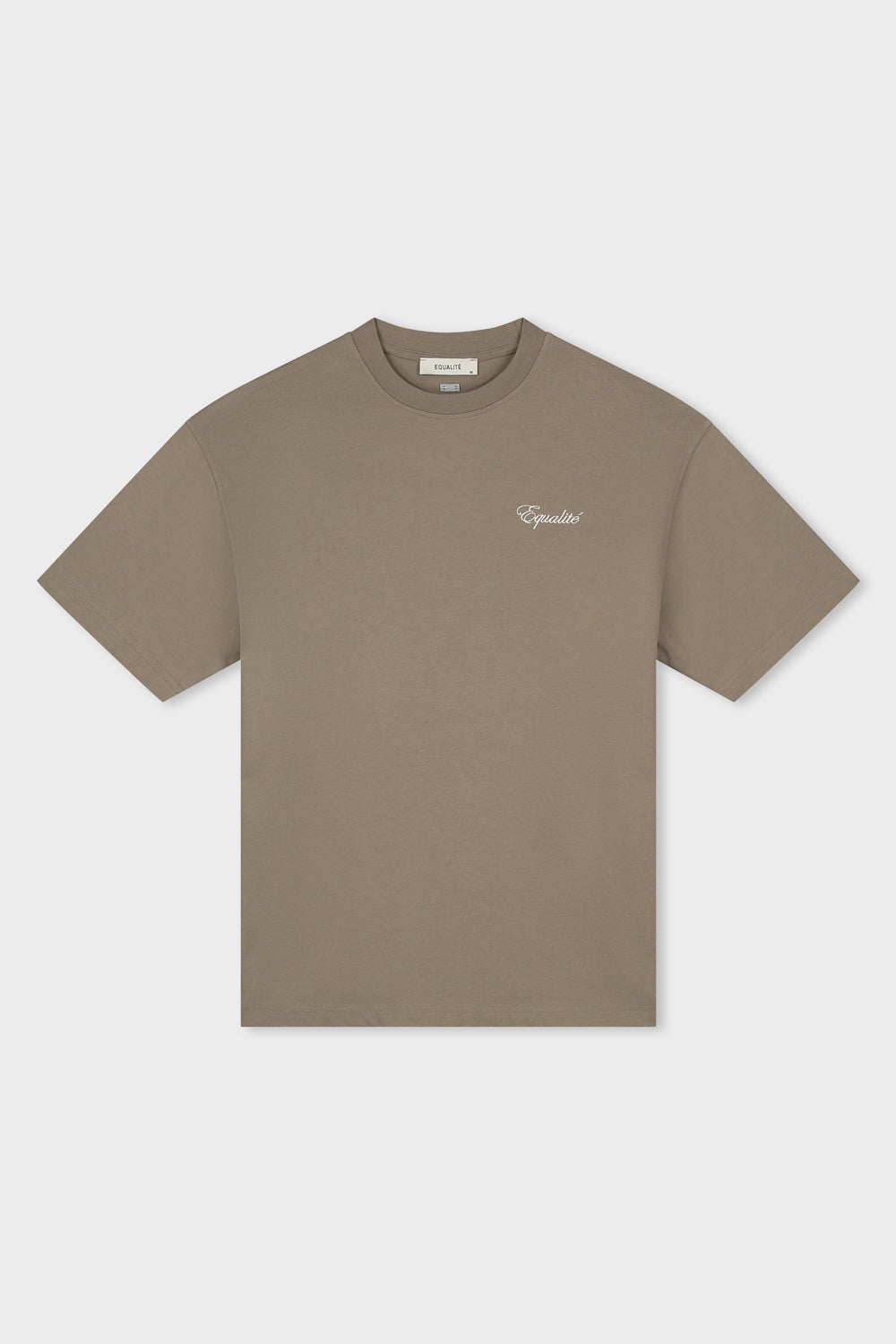 SIGNATURE OVERSIZED TEE | TAUPE