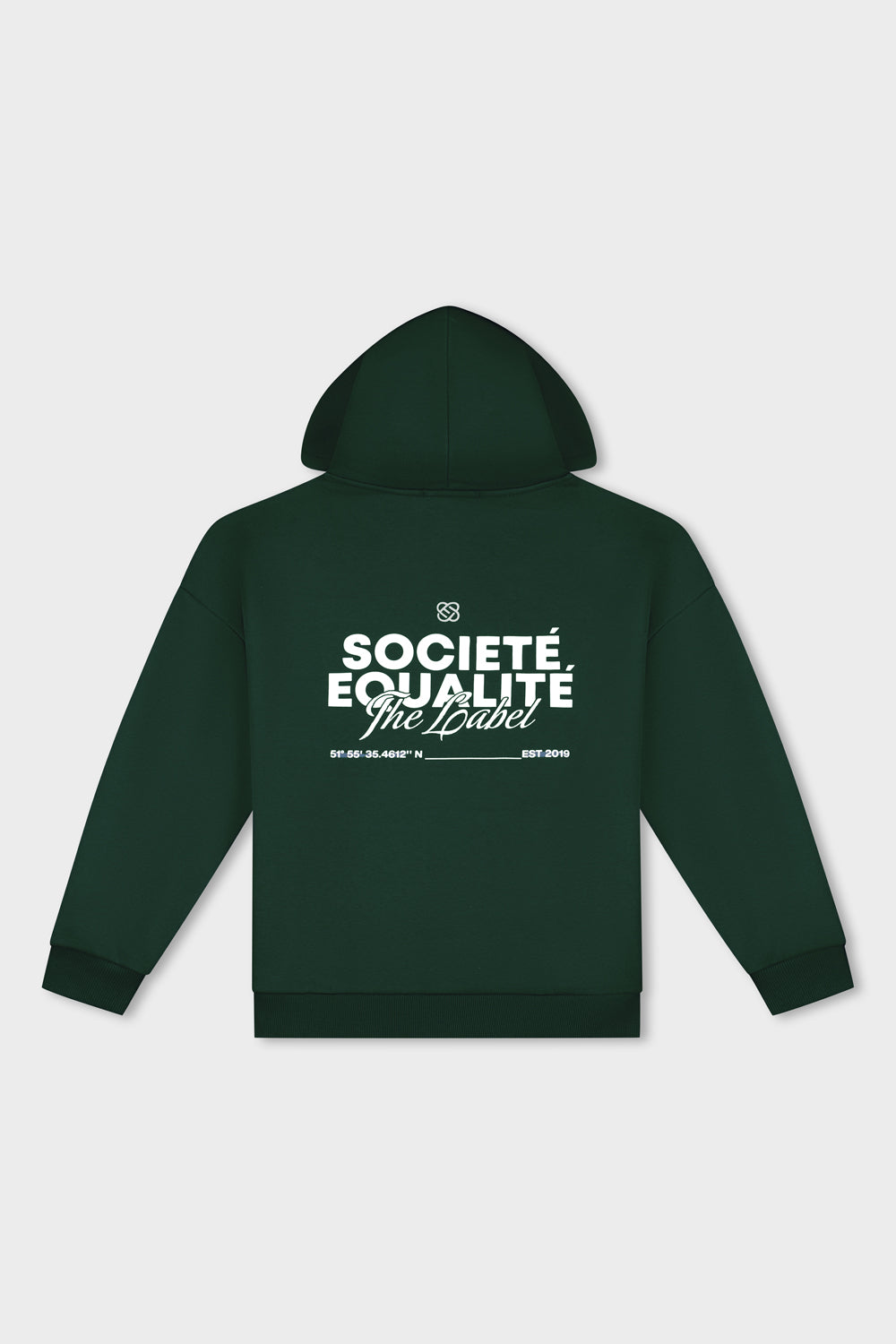 SOCIETÉ 2.0 OVERSIZED FULL ZIP HOODIE | GREEN
