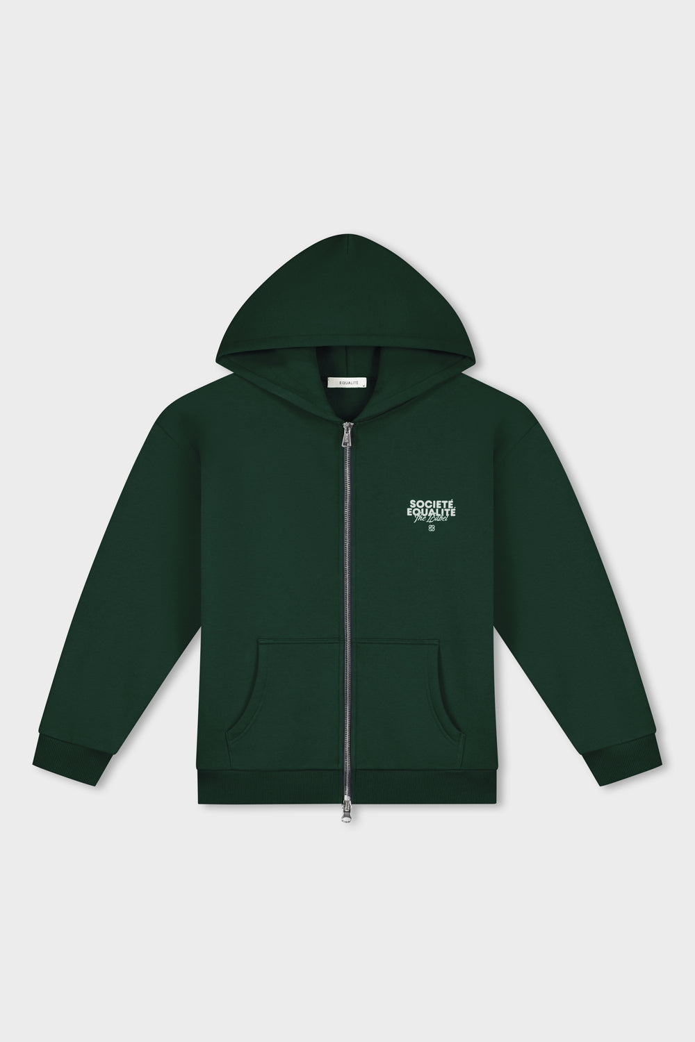SOCIETÉ 2.0 OVERSIZED FULL ZIP HOODIE | GREEN