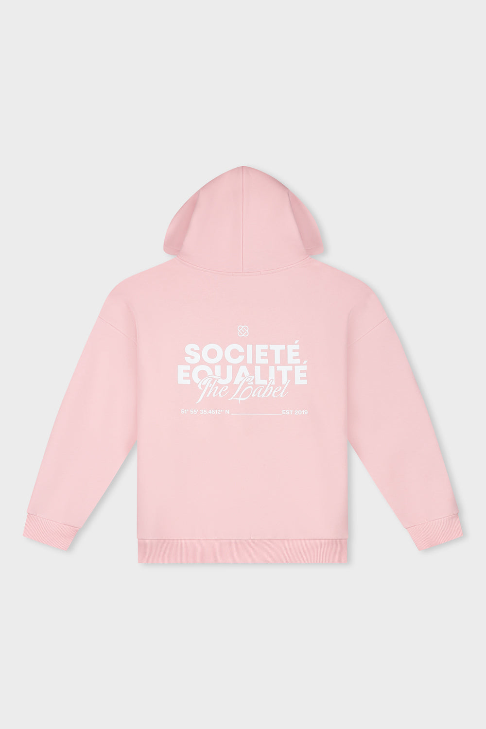 SOCIETÉ 2.0 OVERSIZED FULL ZIP HOODIE | PINK
