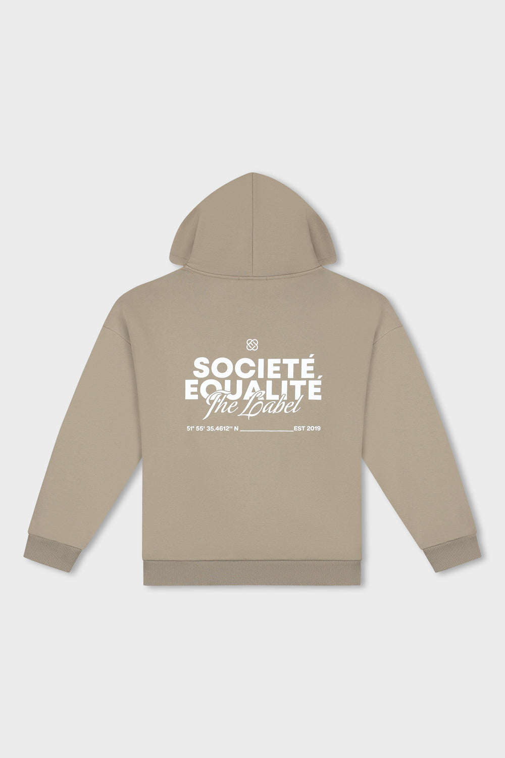 SOCIETÉ 2.0 OVERSIZED FULL ZIP HOODIE | TAUPE