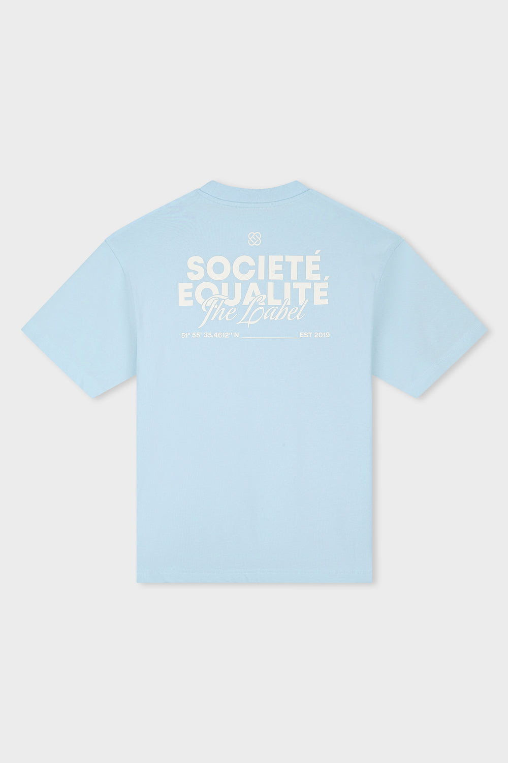 SOCIETÉ 2.0 OVERSIZED TEE | LIGHT BLUE - Equalité
