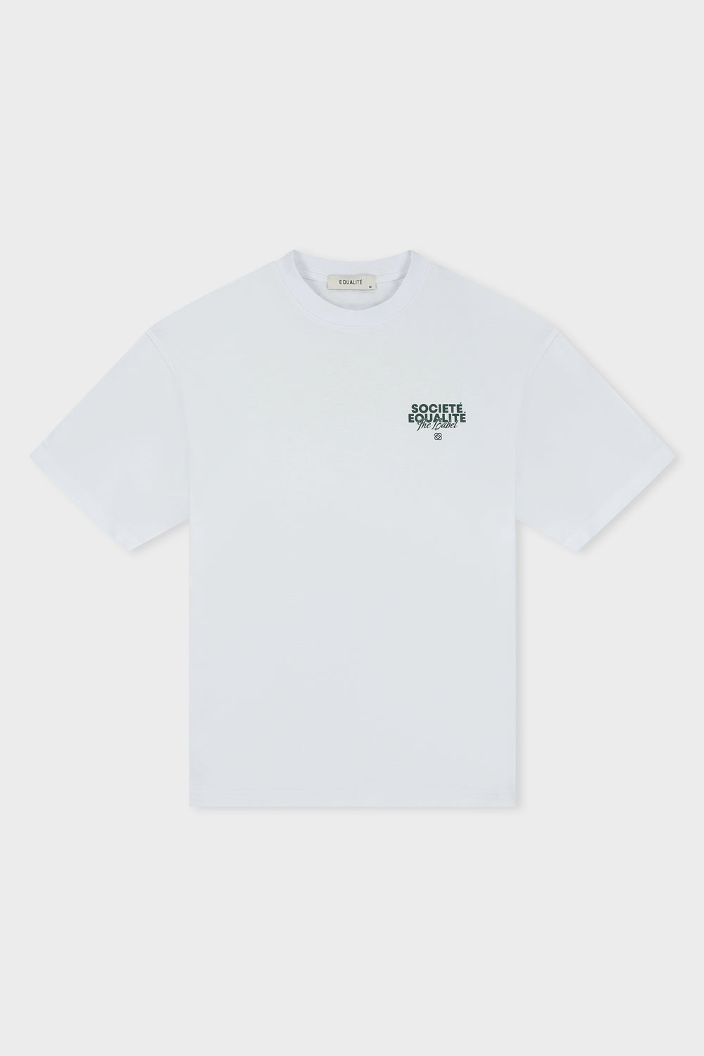 SOCIETÉ 2.0 OVERSIZED TEE | WHITE & GREEN