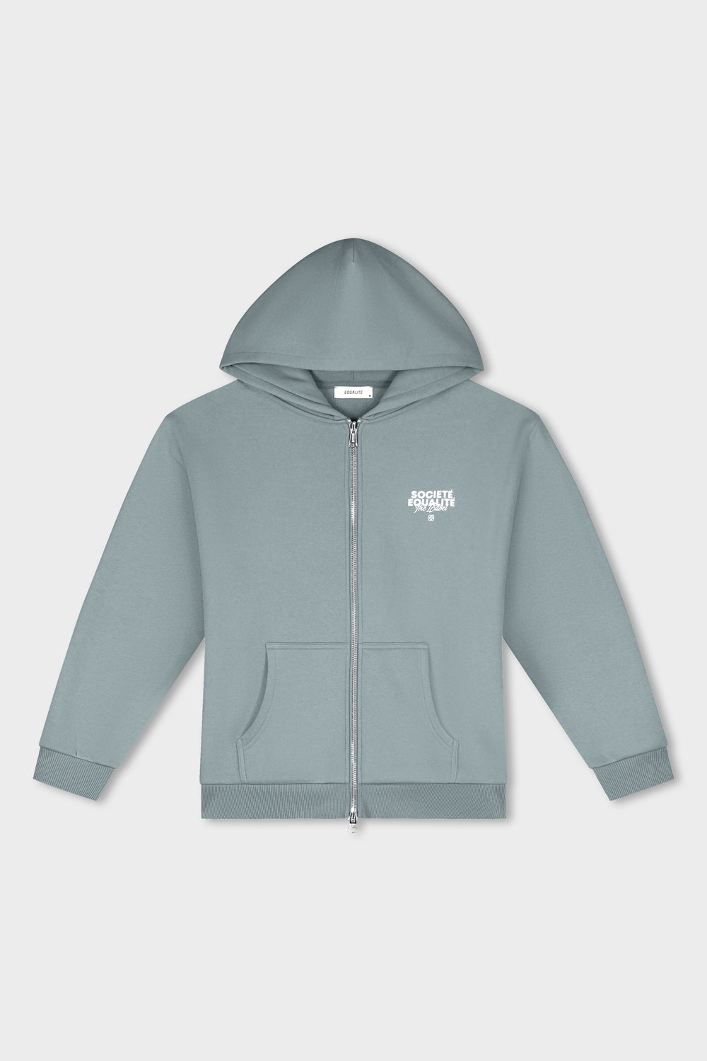 SOCIETE OVERSIZED FULL ZIP HOODIE | GREY