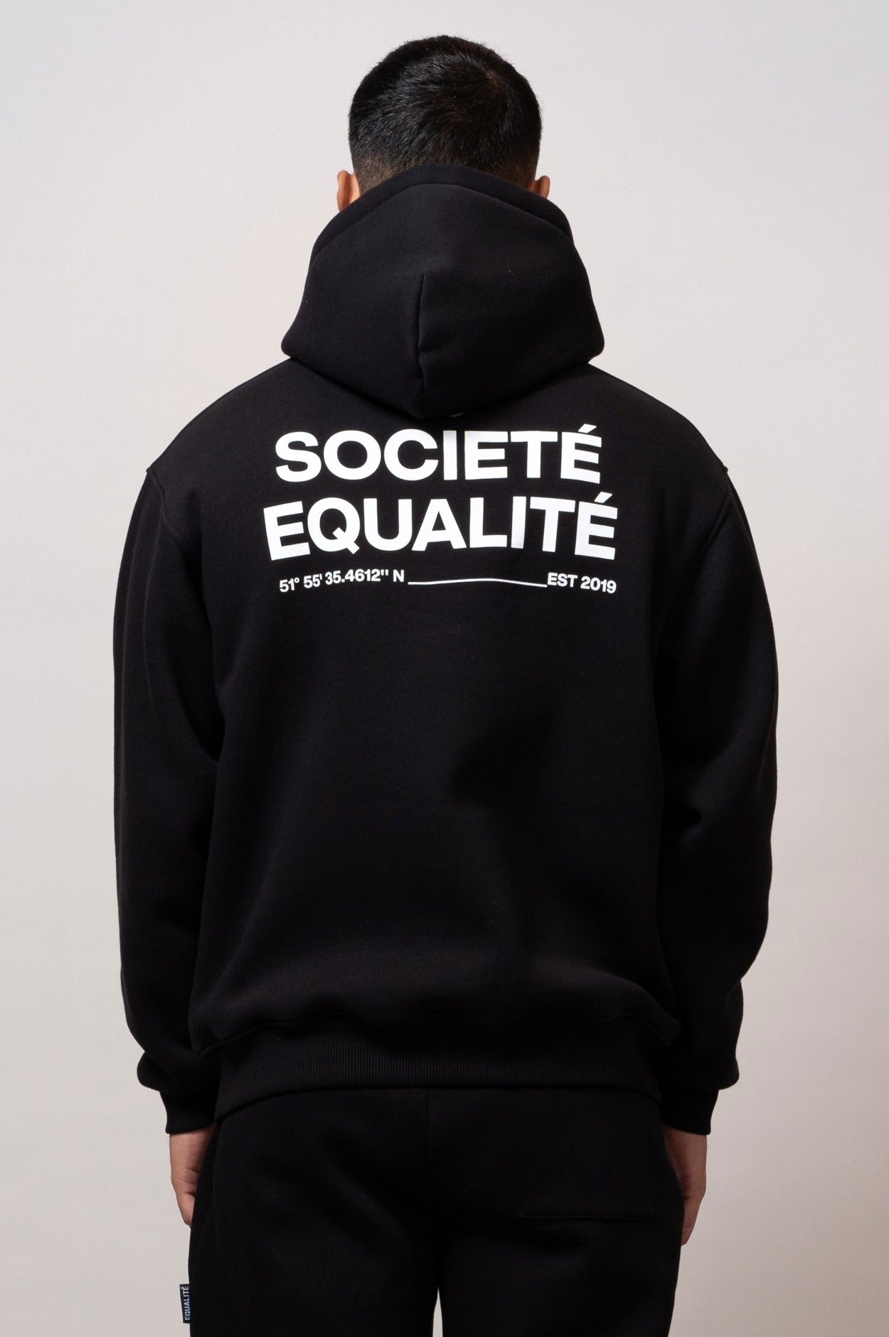 SOCIETÉ OVERSIZED HOODIE | BLACK